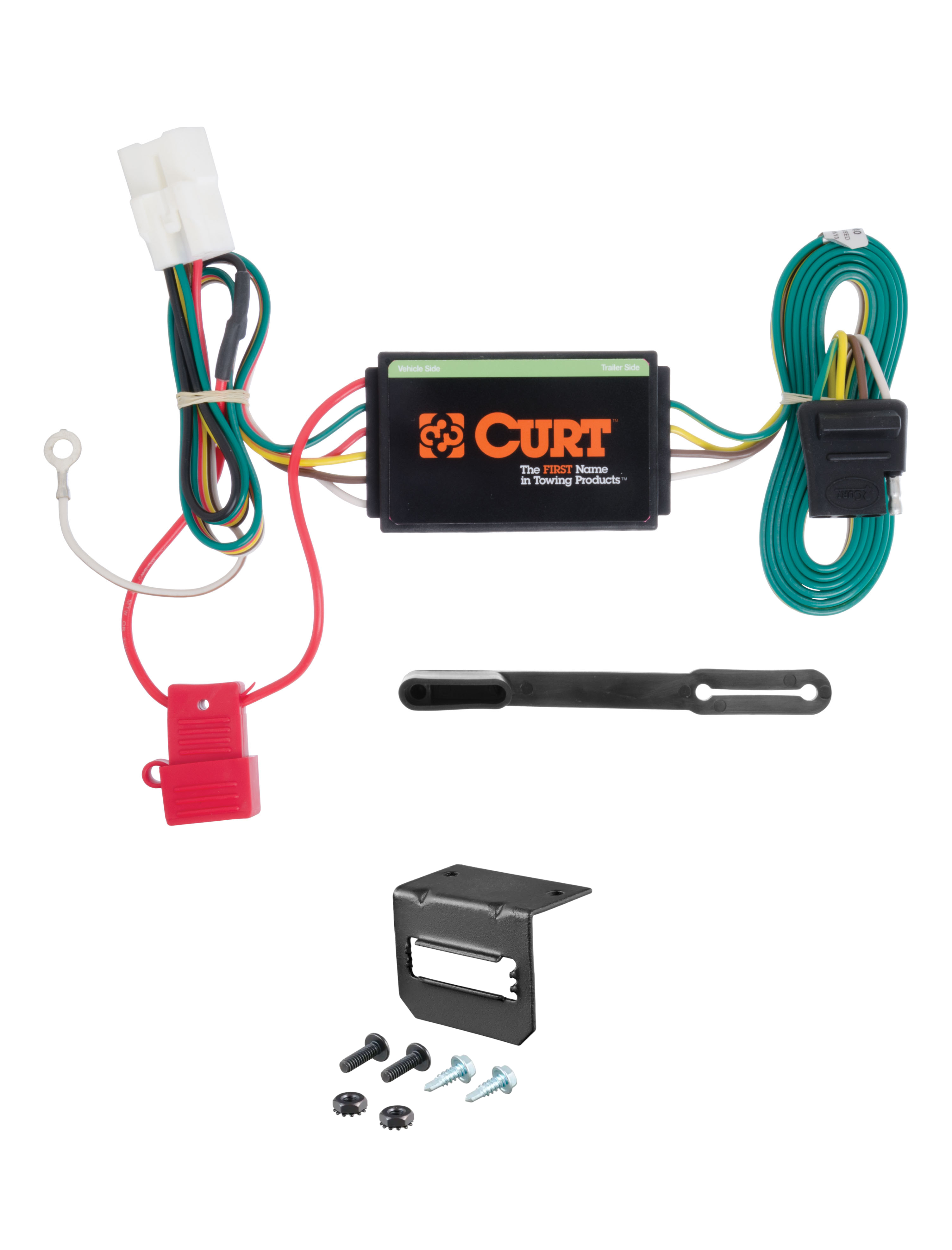10-11 Subaru Impreza Outback Sport Excluding Canadian built models CURT 4-flat Plug and Play Trailer Wiring thumbnail 0