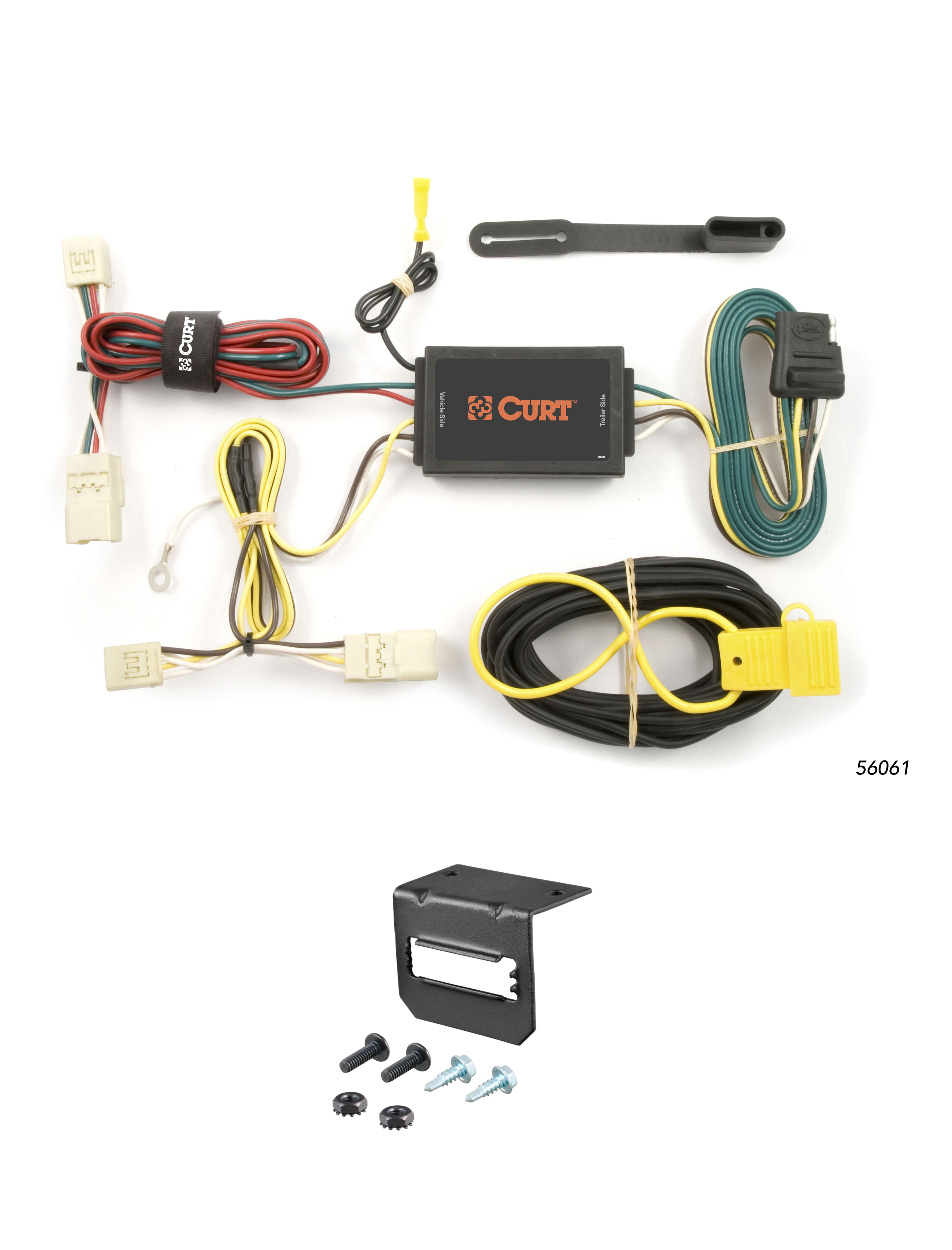 08-15 Subaru Impreza Sedan, WRX and WRX STI CURT 4-flat Plug and Play Trailer Wiring thumbnail 0