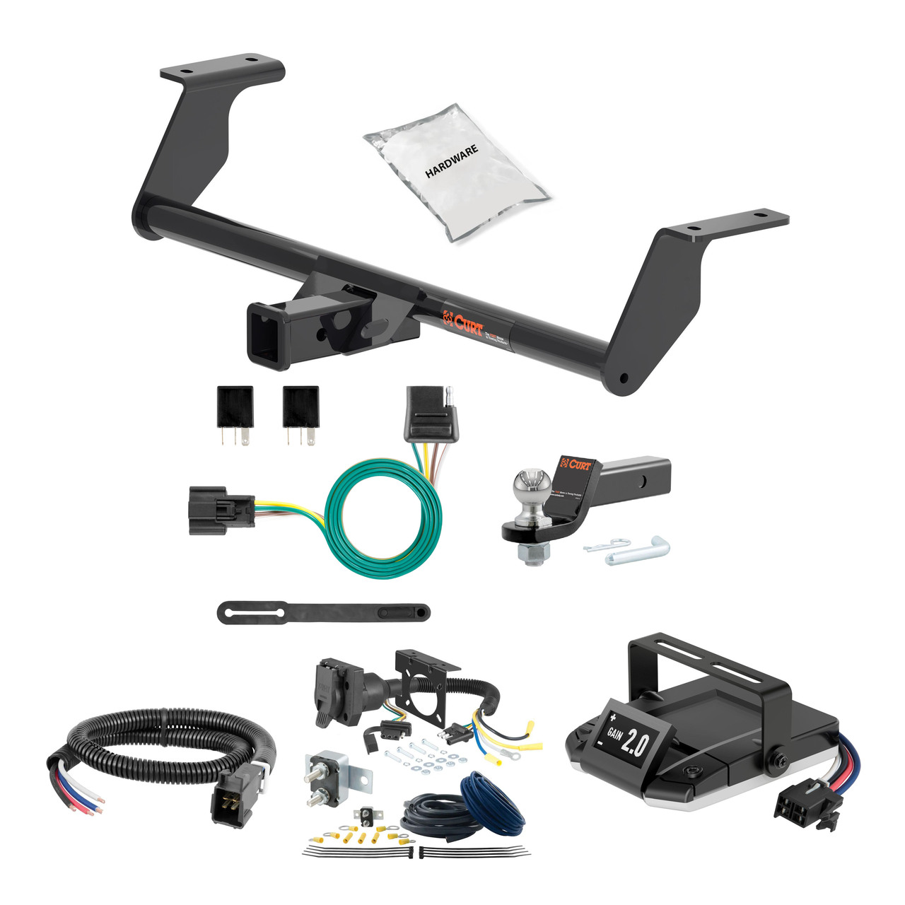 21-23 Buick Envision 2 CURT Trailer Hitch + Assure Proportional Brake Controller Kit HBCW191 thumbnail 0