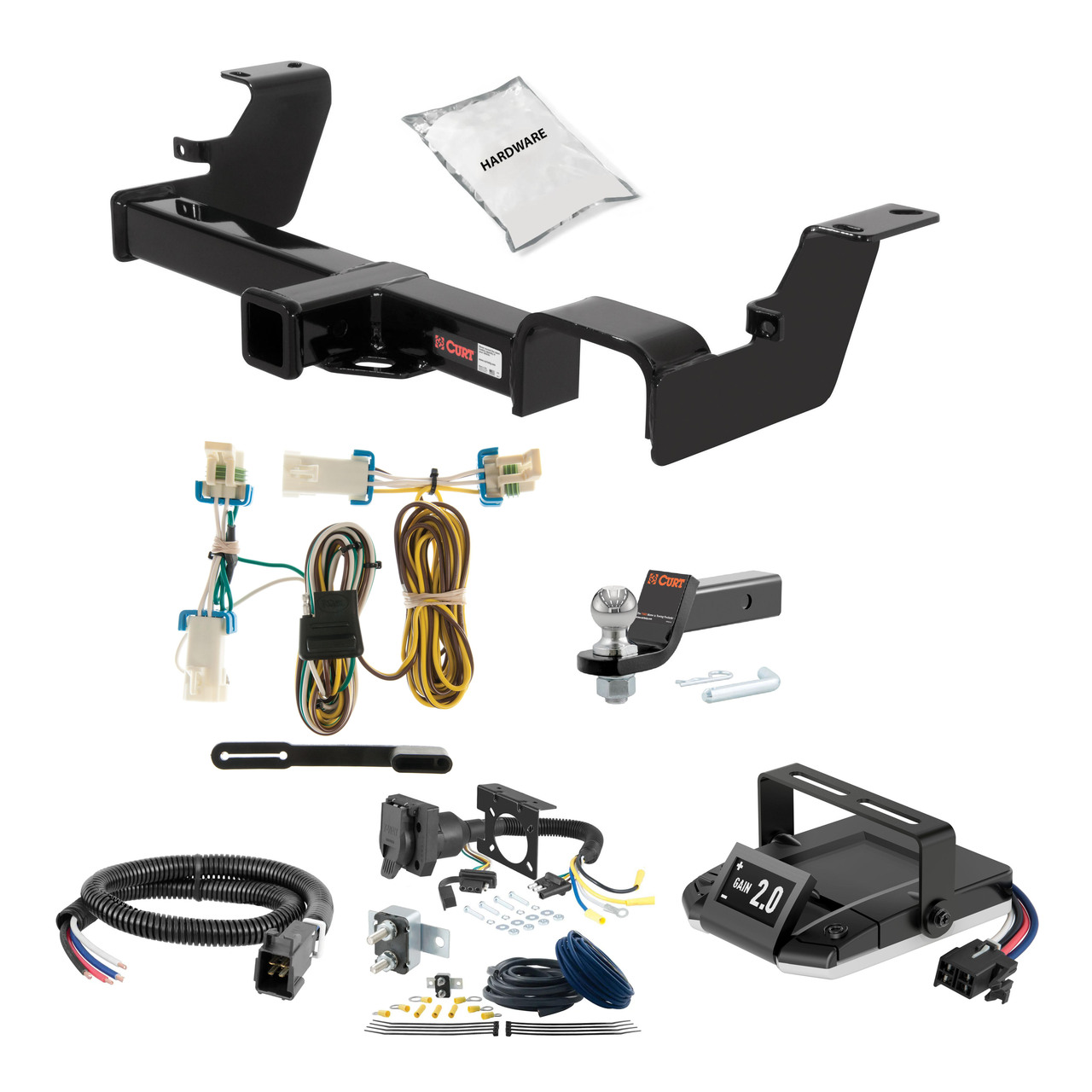 18-20 Buick Regal TourX 1.25 CURT Trailer Hitch + Assure Proportional Brake Controller Kit HBCW211 thumbnail 0
