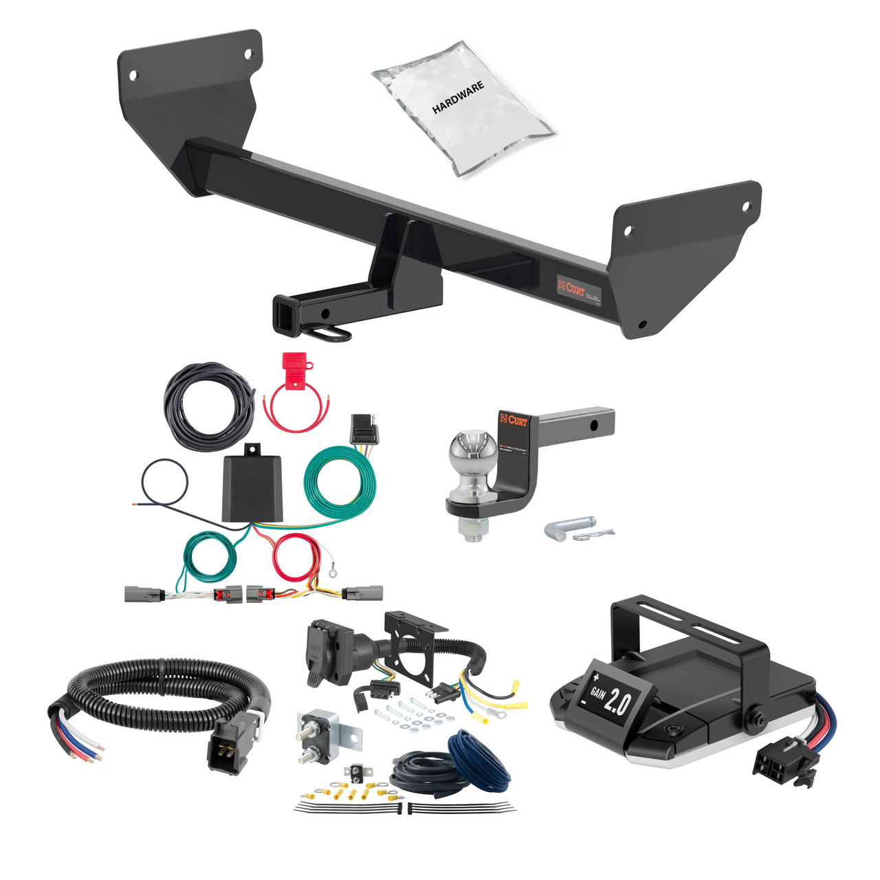 20-24 Mazda CX-30 1.25 CURT Trailer Hitch + Assure Proportional Brake Controller Kit HBCW1807 thumbnail 0