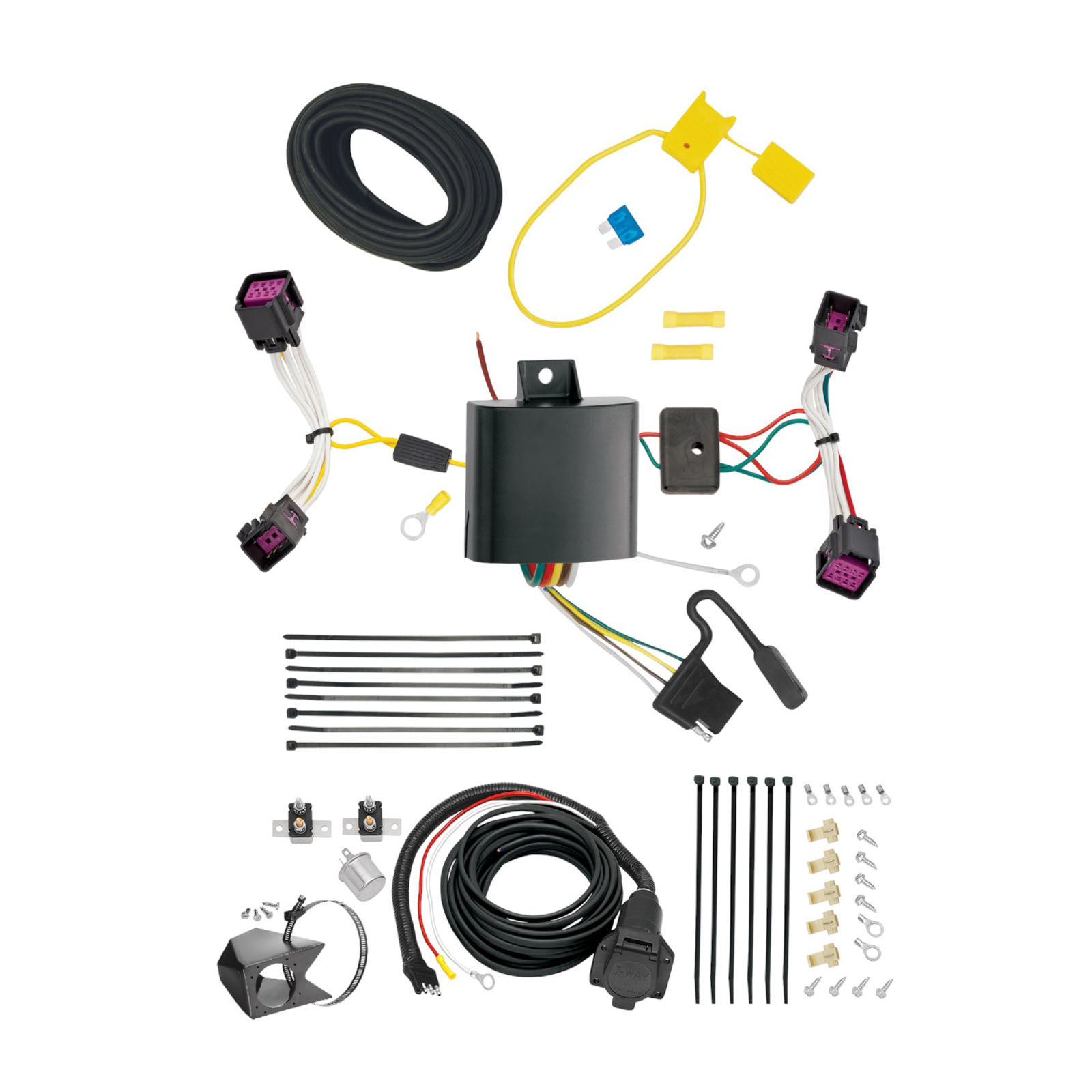 2012-2018 Chevrolet Sonic Hatchback Tekonsha Custom 7-Way + Brake Controller Install Kit thumbnail 0