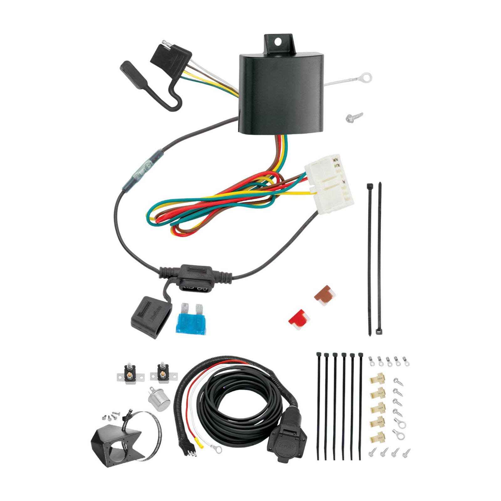 2014-2020 Acura MDX  Tekonsha Custom 7-Way + Brake Controller Install Kit thumbnail 0