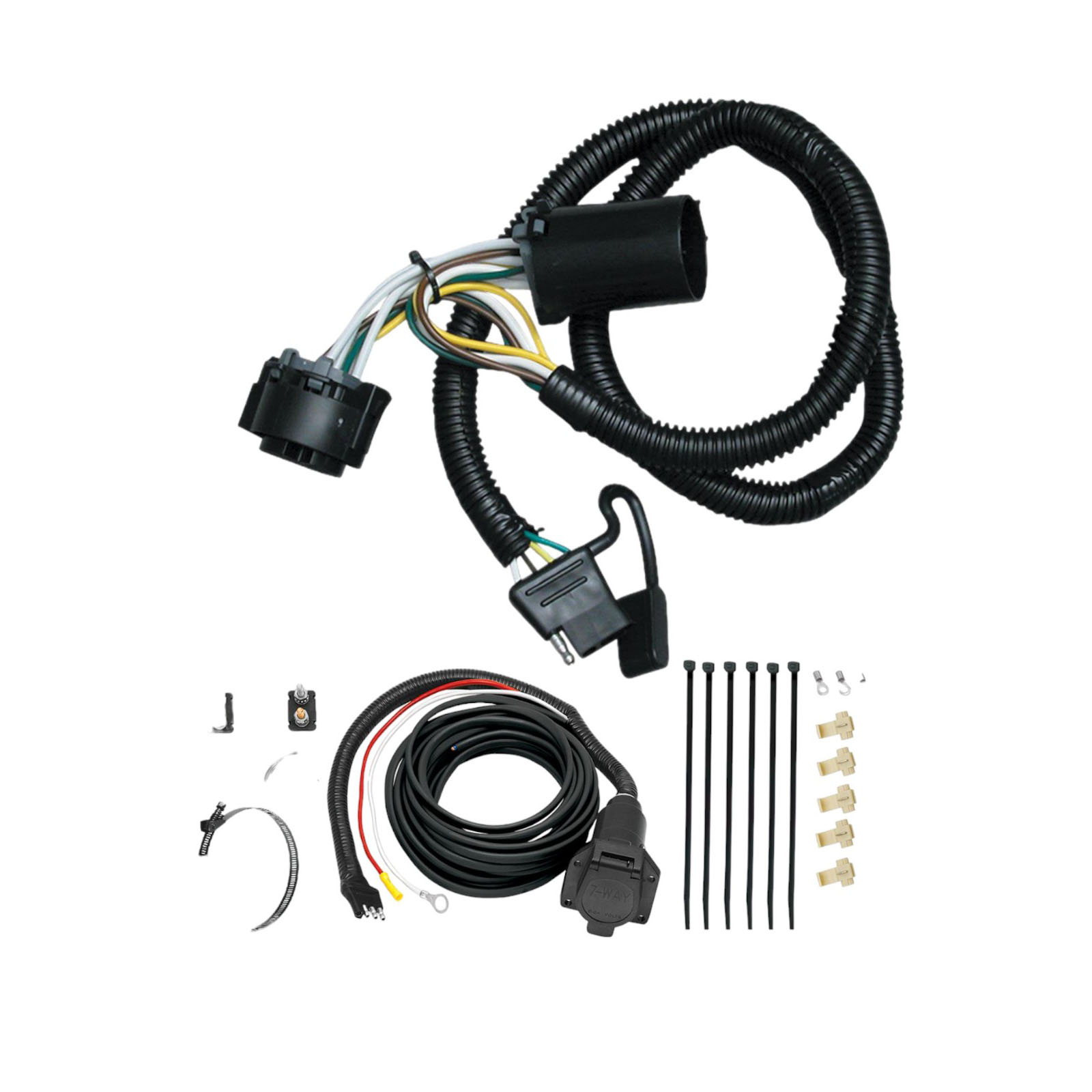 2015-2024 Chevrolet Silverado 2500 HD  Tekonsha Custom 7-Way + Brake Controller Install Kit thumbnail 0