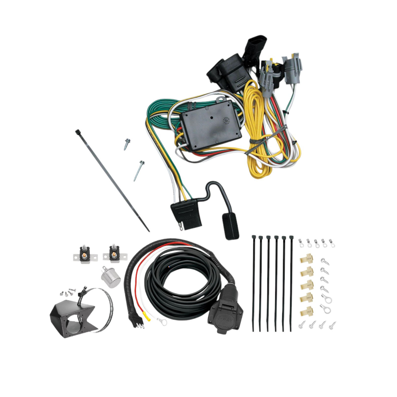 1992-1994 Ford E-150 Econoline  Tekonsha Custom 7-Way + Brake Controller Install Kit thumbnail 0
