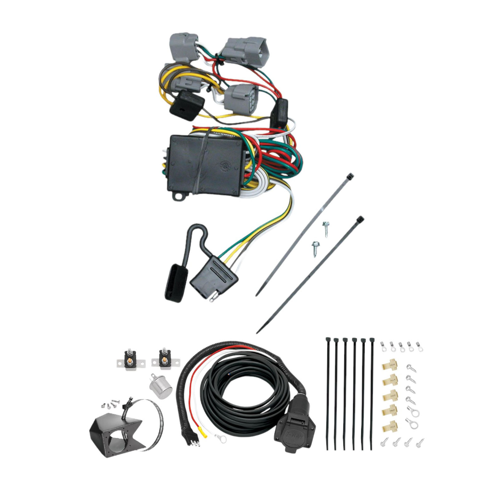1998-2002 Chrysler Concorde  Tekonsha Custom 7-Way + Brake Controller Install Kit thumbnail 0