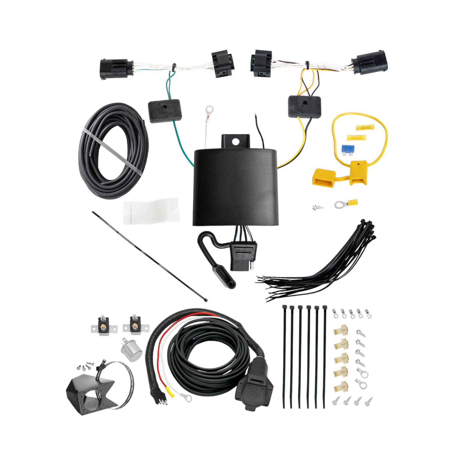 2018-2024 Alfa Romeo Stelvio  Tekonsha Custom 7-Way + Brake Controller Install Kit thumbnail 0