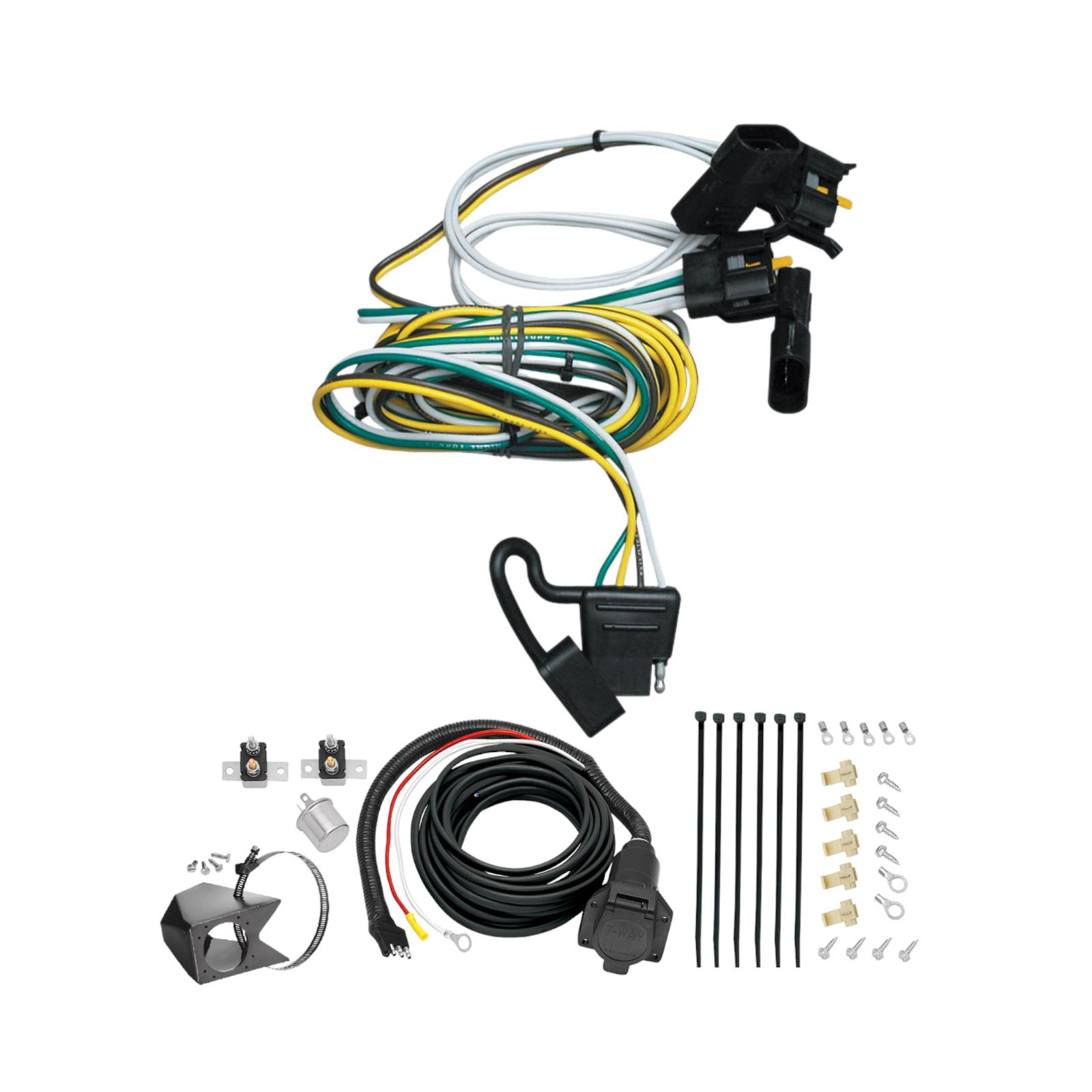 2000-2003 Ford Focus Wagon, (Built Before 11/2002) Tekonsha Custom 7-Way + Brake Controller Install Kit thumbnail 0