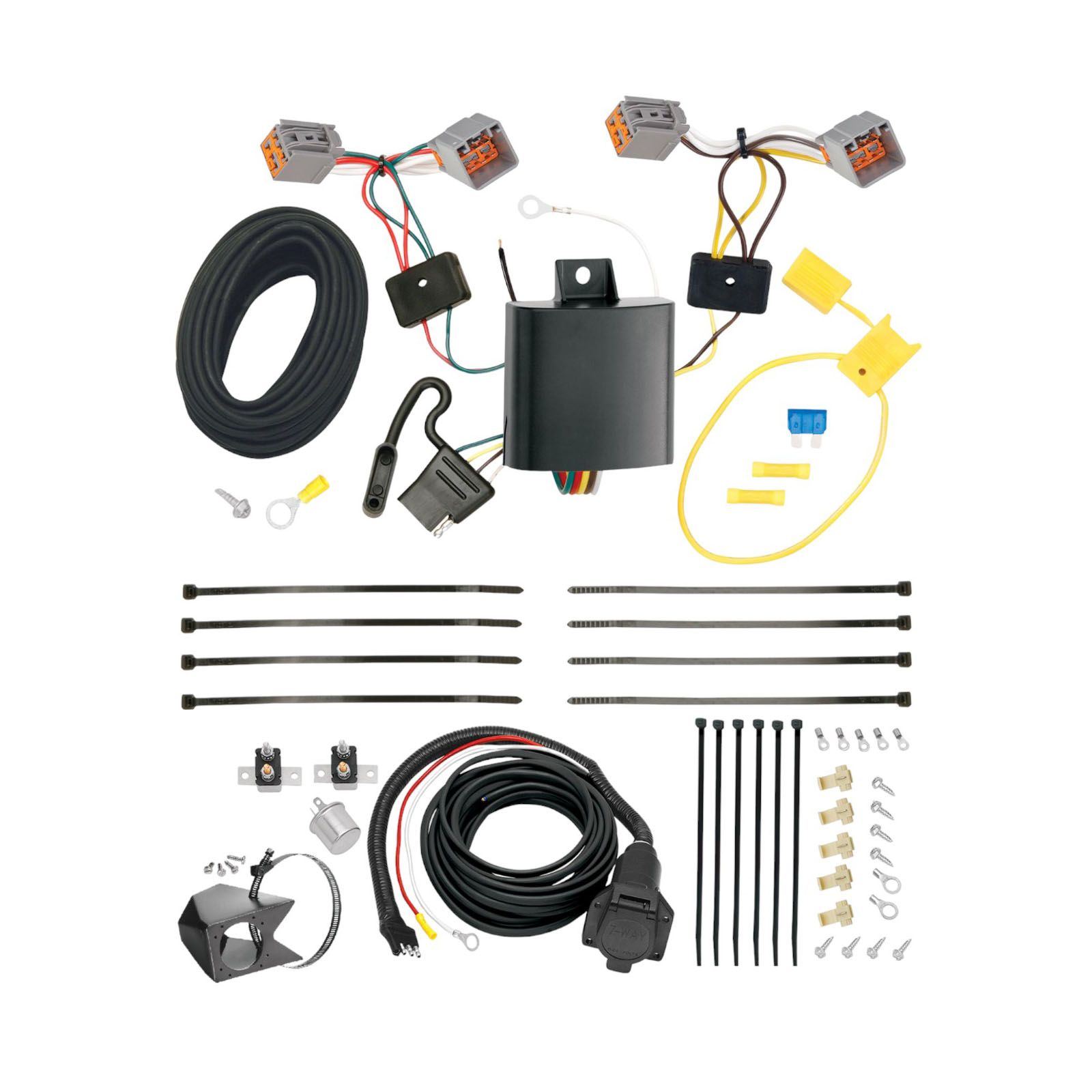 2014-2023 Ford Transit Connect  Tekonsha Custom 7-Way + Brake Controller Install Kit thumbnail 0