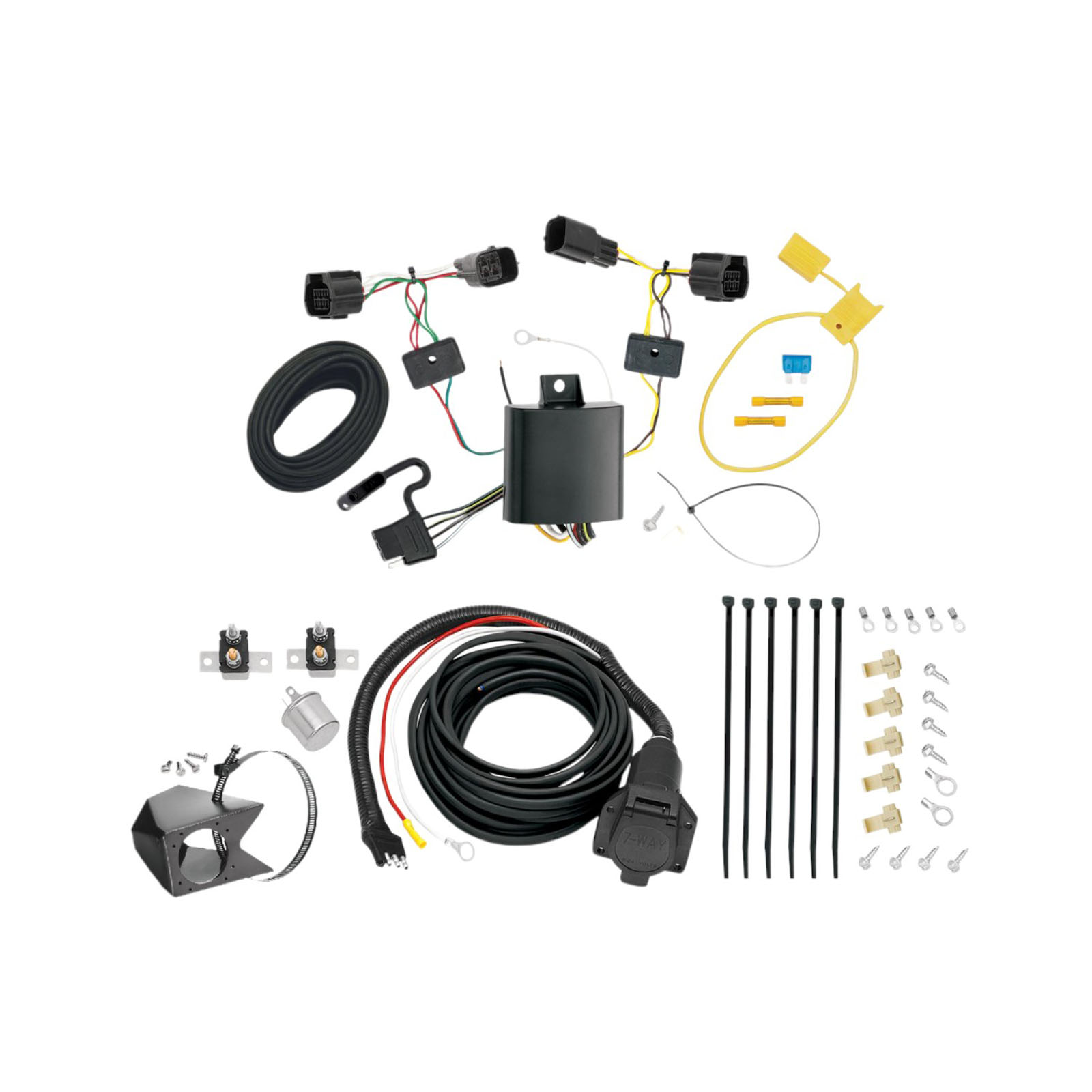 2012-2023 Ford Ranger  Tekonsha Custom 7-Way + Brake Controller Install Kit thumbnail 0