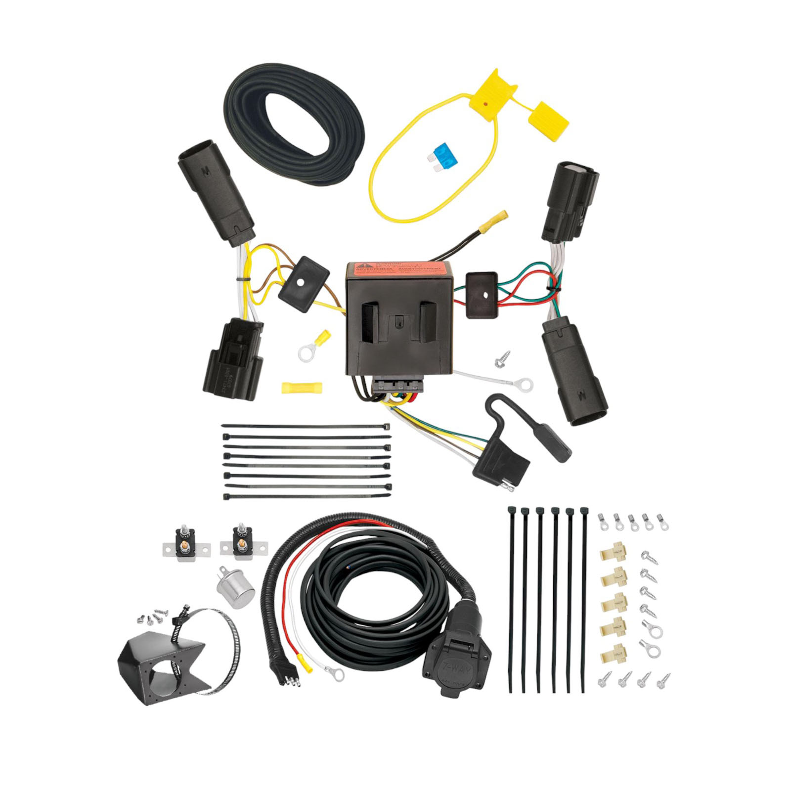 2011-2014 Ford Edge  Tekonsha Custom 7-Way + Brake Controller Install Kit thumbnail 0