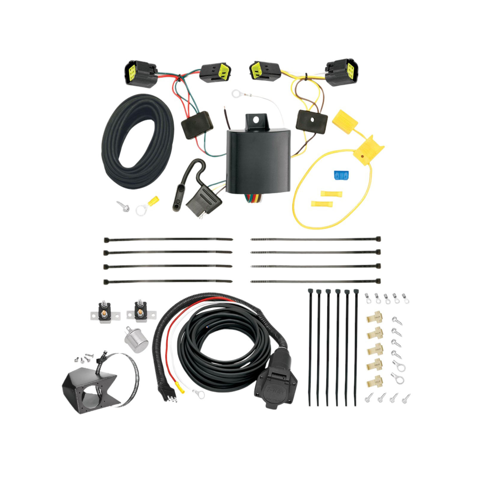 2010-2013 Ford Transit Connect  Tekonsha Custom 7-Way + Brake Controller Install Kit thumbnail 0