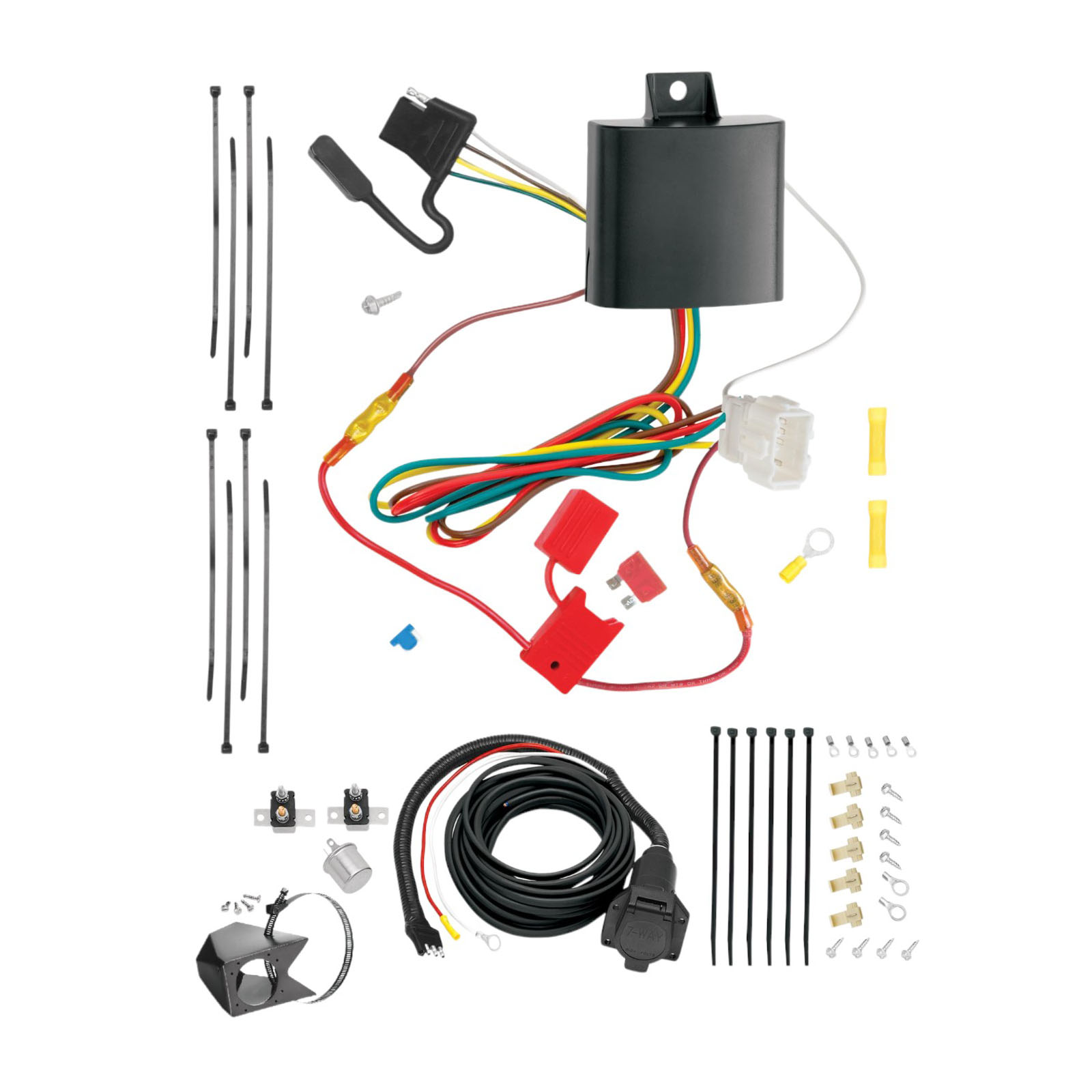 2013-2015 Honda Crosstour  Tekonsha Custom 7-Way + Brake Controller Install Kit thumbnail 0