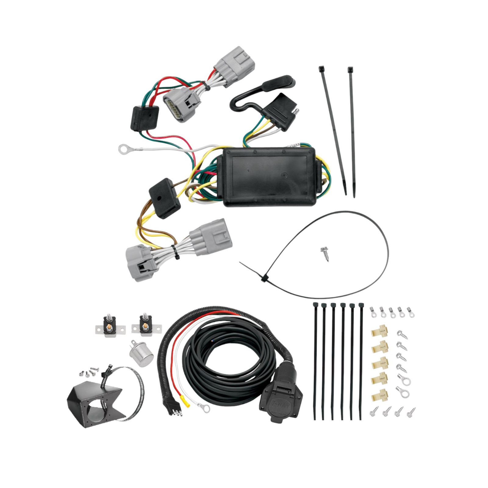 2005-2006 Jeep Grand Cherokee  Tekonsha Custom 7-Way + Brake Controller Install Kit thumbnail 0