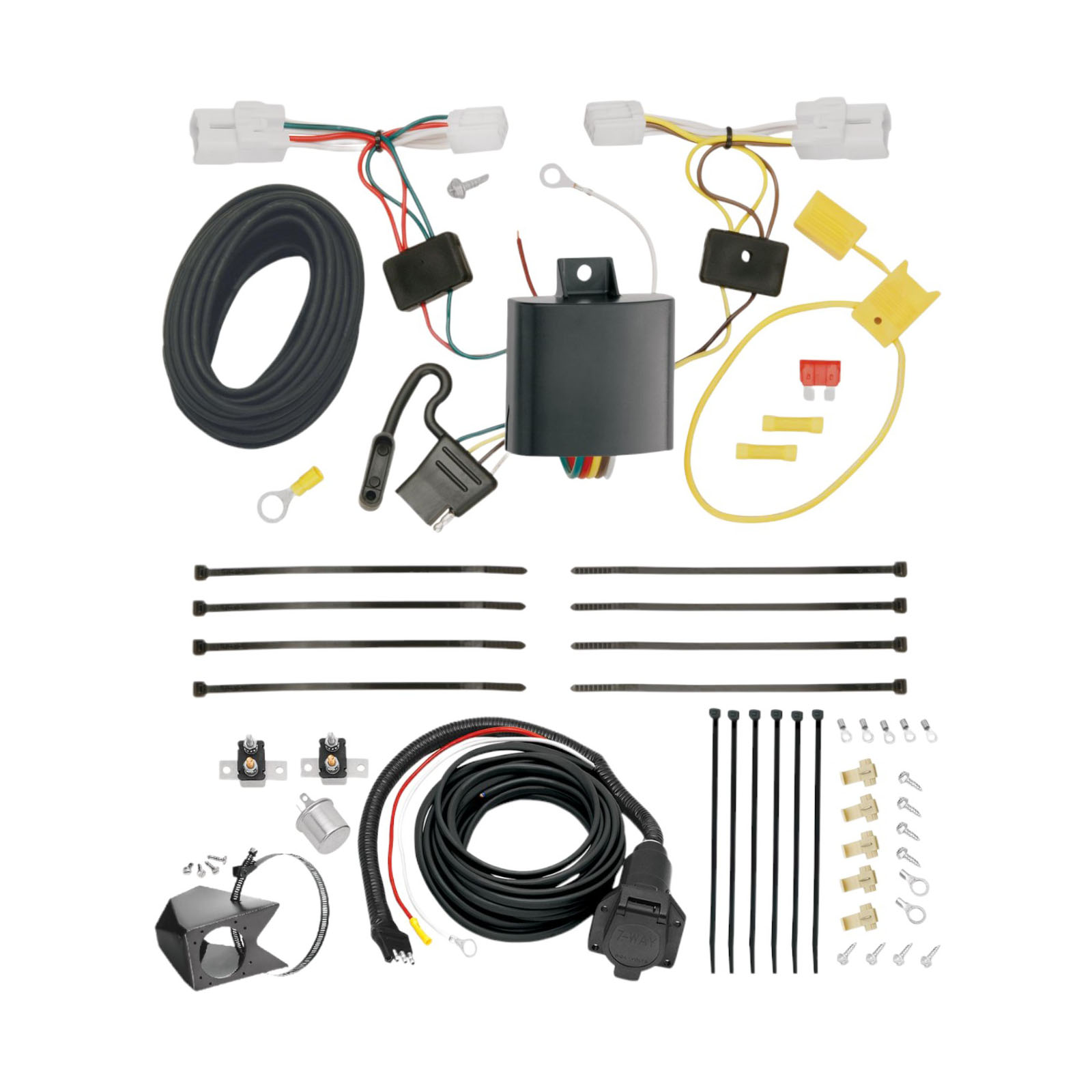 2015-2017 Hyundai Sonata Except Hybrid Tekonsha Custom 7-Way + Brake Controller Install Kit thumbnail 0