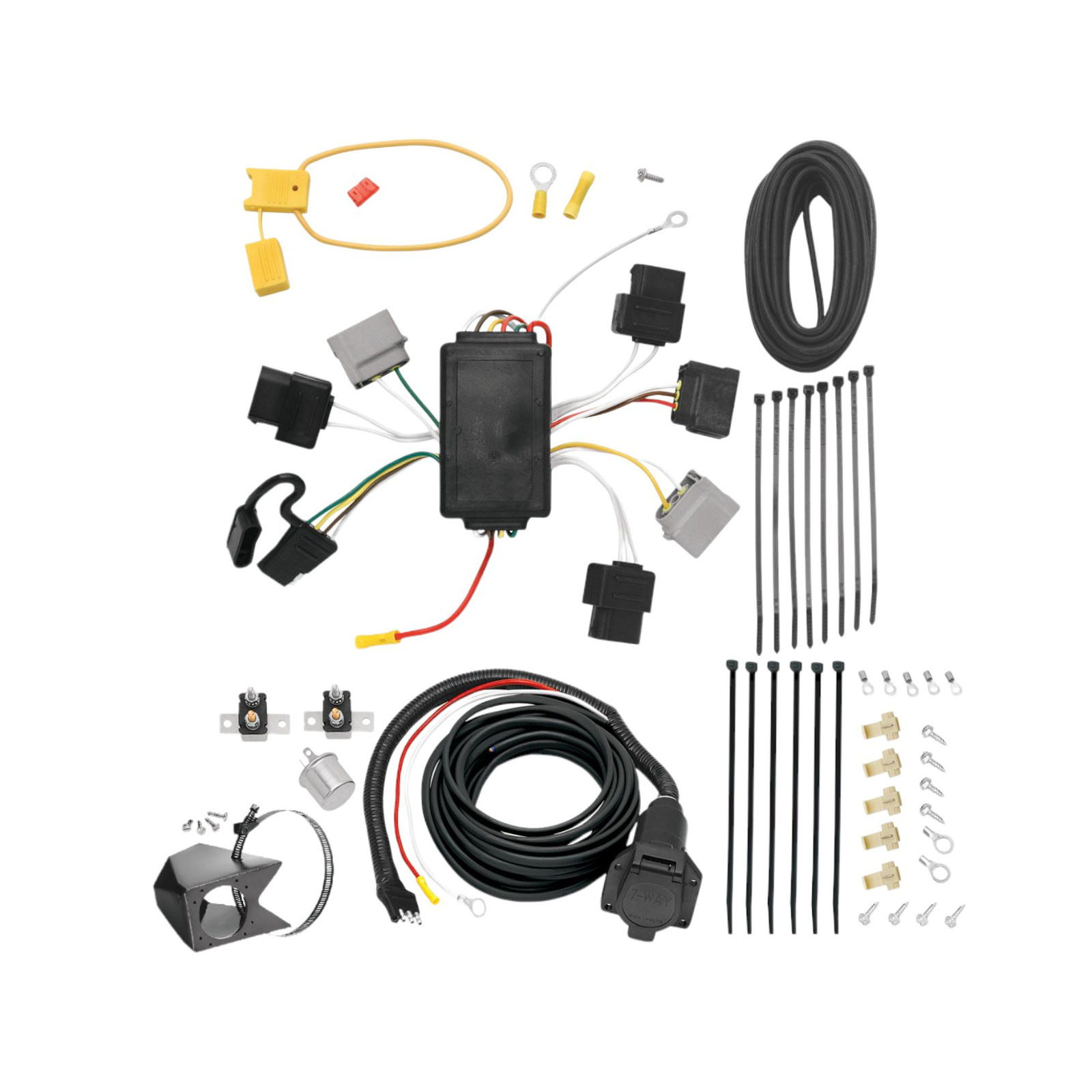 2005-2006 Mazda Tribute  Tekonsha Custom 7-Way + Brake Controller Install Kit thumbnail 0
