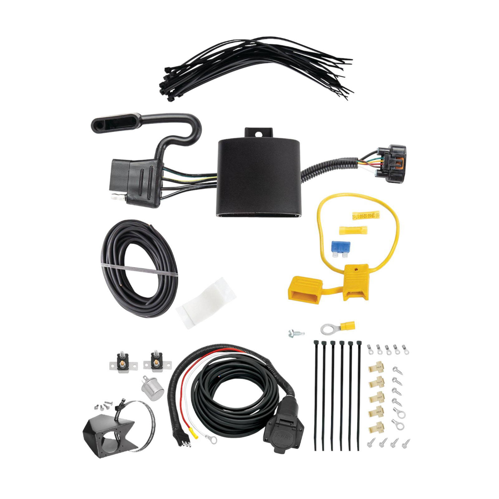 2019-2023 Hyundai Santa Fe Except XL Models Tekonsha Custom 7-Way + Brake Controller Install Kit thumbnail 0