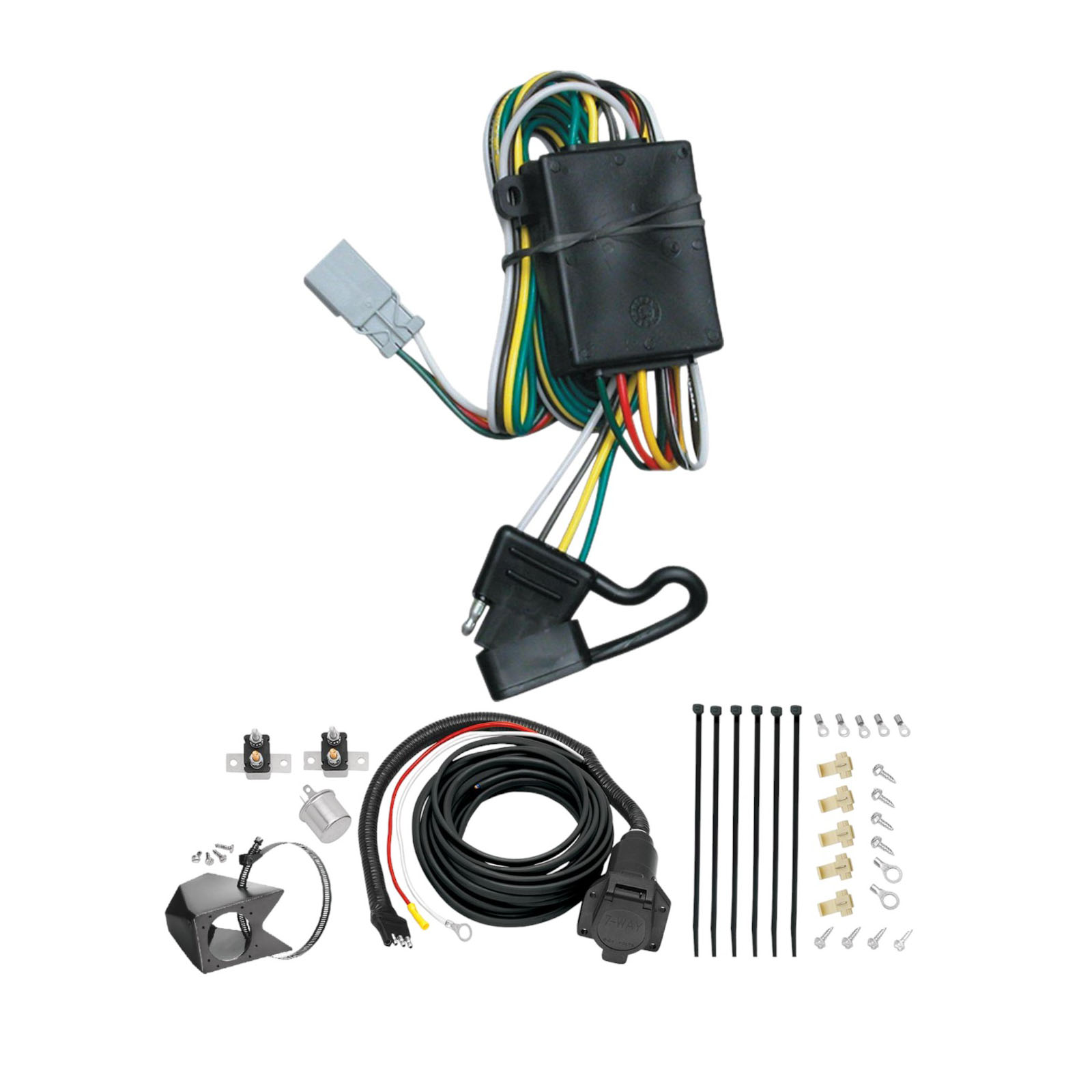 1997-2006 Honda CR-V  Tekonsha Custom 7-Way + Brake Controller Install Kit thumbnail 0