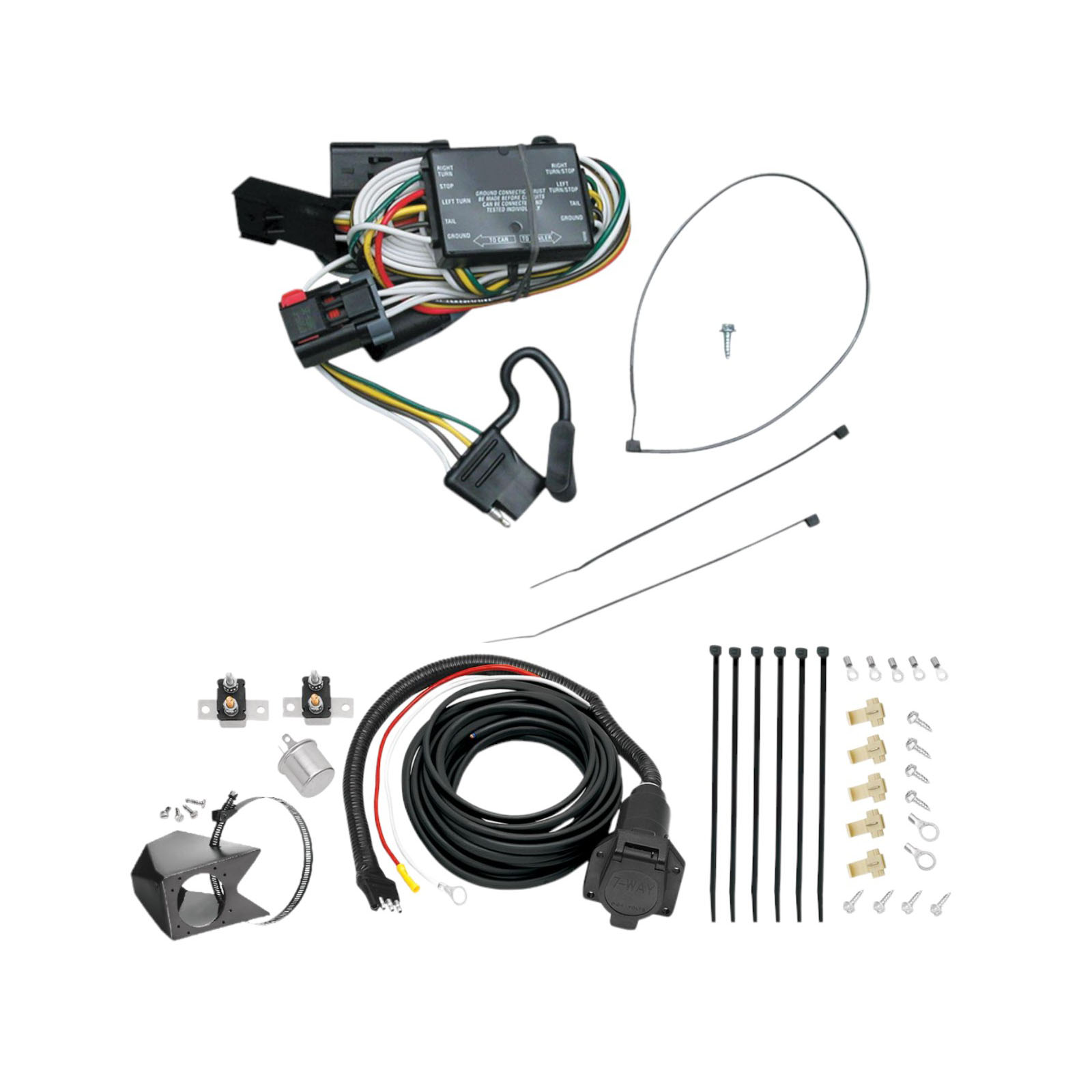 1996-2000 Plymouth Voyager  Tekonsha Custom 7-Way + Brake Controller Install Kit thumbnail 0