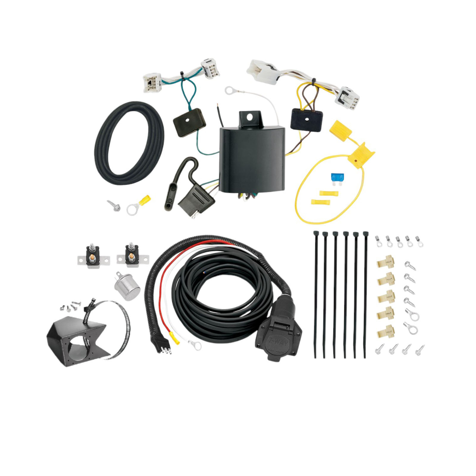 2017-2019 Infiniti QX30  Tekonsha Custom 7-Way + Brake Controller Install Kit thumbnail 0