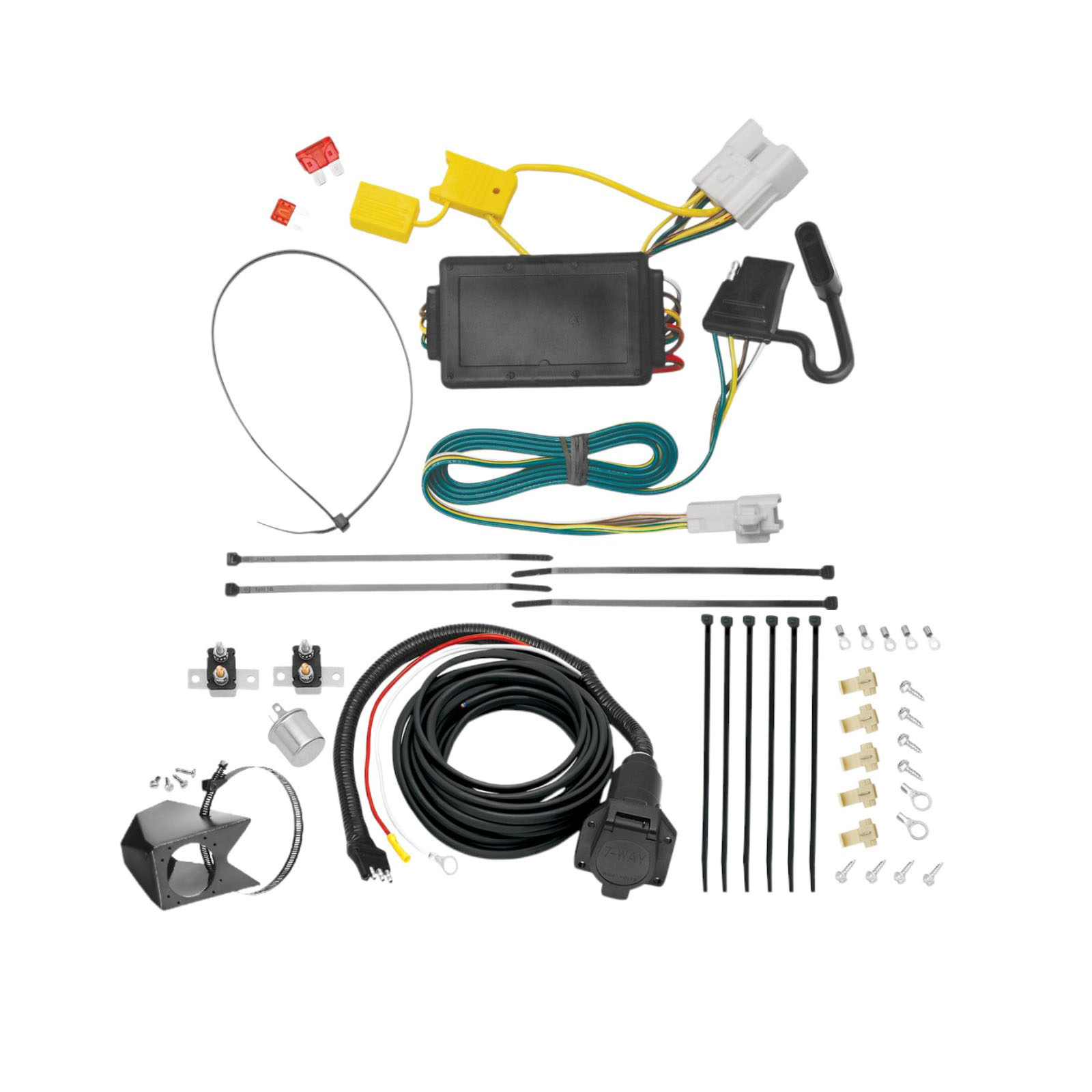 2014-2019 Toyota Highlander  Tekonsha Custom 7-Way + Brake Controller Install Kit thumbnail 0