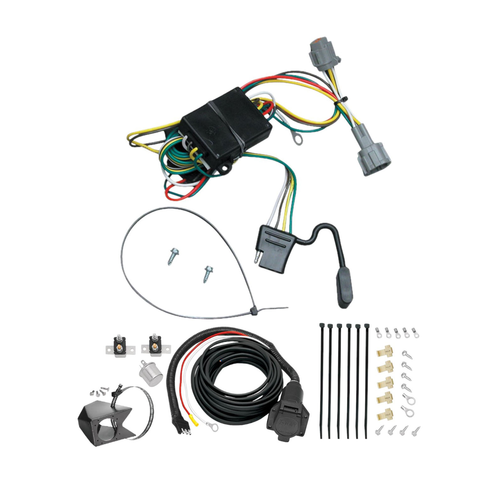 1998-1998 Nissan Quest  Tekonsha Custom 7-Way + Brake Controller Install Kit thumbnail 0
