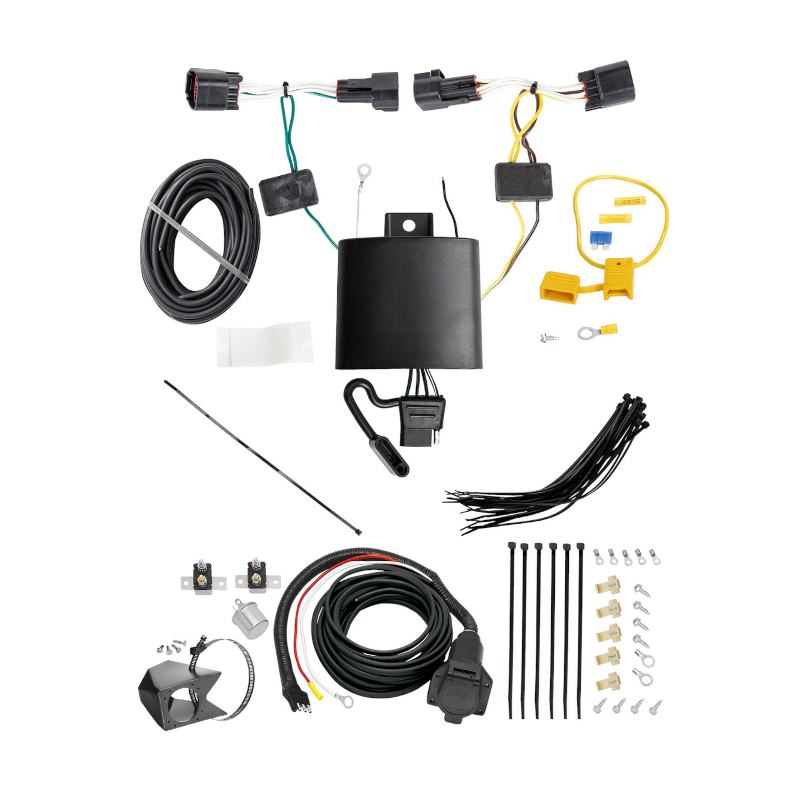 2018-2022 Land Rover Range Rover Velar  Tekonsha Custom 7-Way + Brake Controller Install Kit thumbnail 0