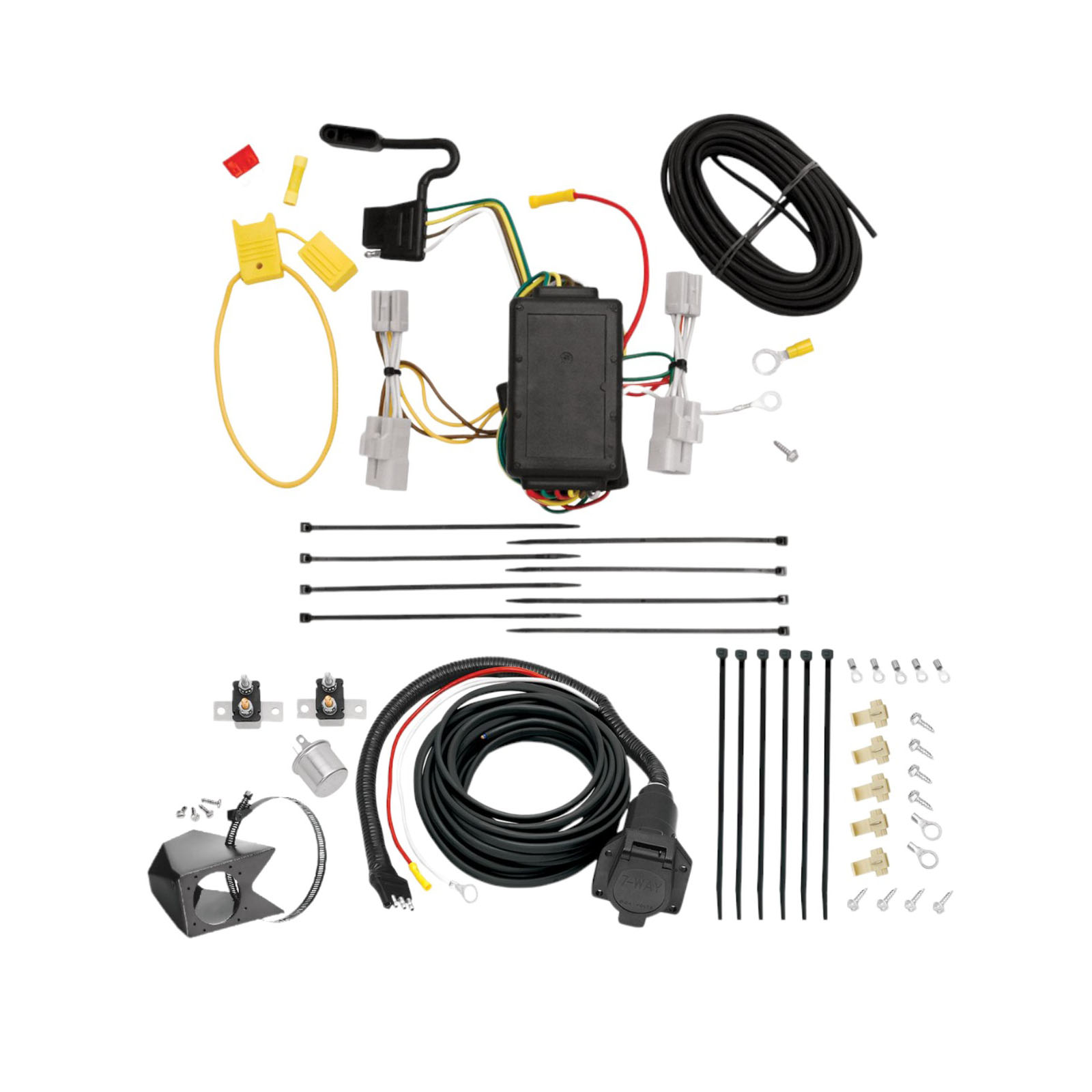 2006-2012 Toyota RAV4  Tekonsha Custom 7-Way + Brake Controller Install Kit thumbnail 0
