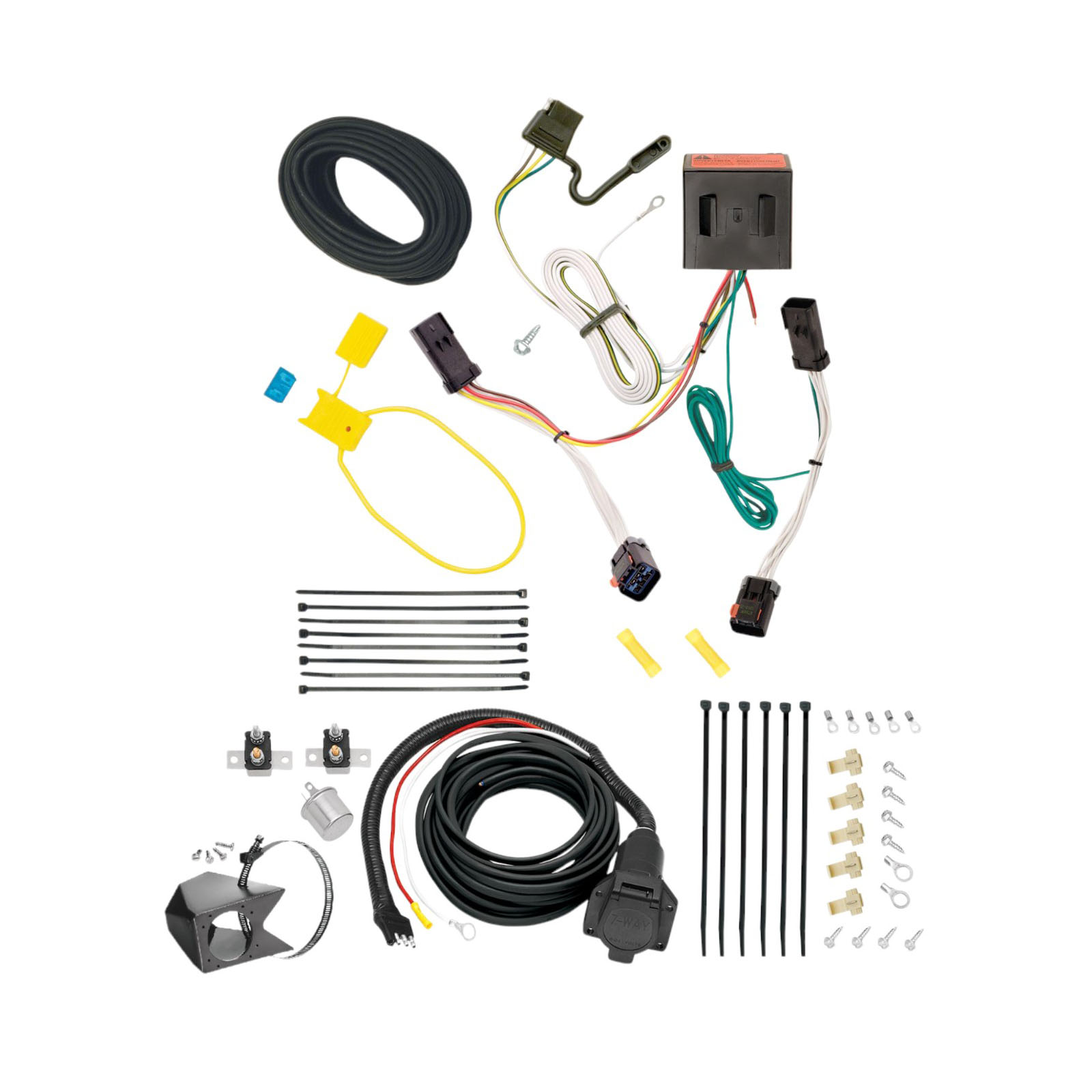 2002-2007 Jeep Liberty  Tekonsha Custom 7-Way + Brake Controller Install Kit thumbnail 0