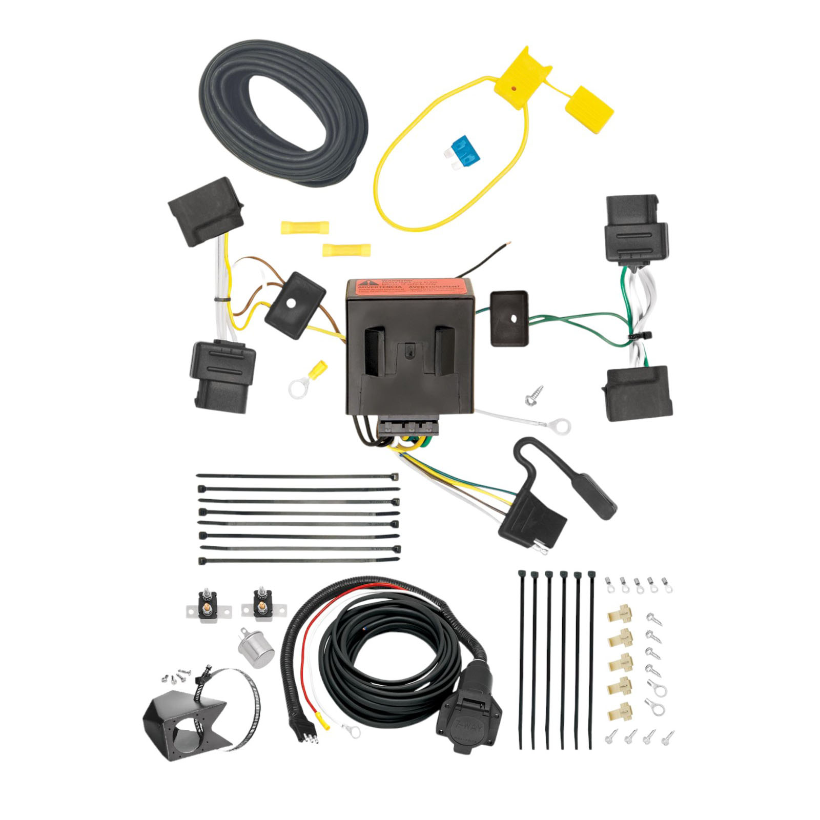 2008-2011 Mazda Tribute  Tekonsha Custom 7-Way + Brake Controller Install Kit thumbnail 0