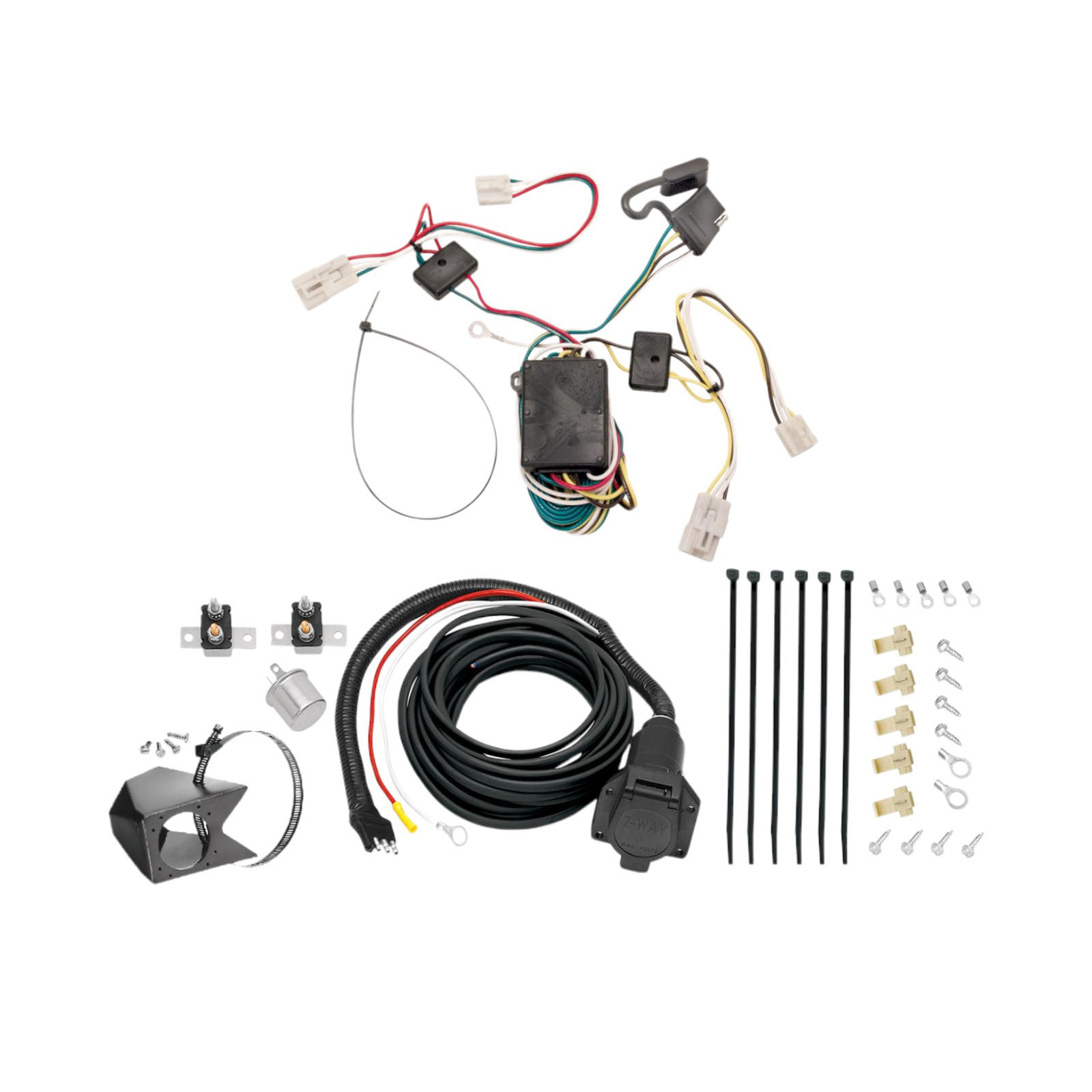 2004-2010 Toyota Sienna  Tekonsha Custom 7-Way + Brake Controller Install Kit thumbnail 0