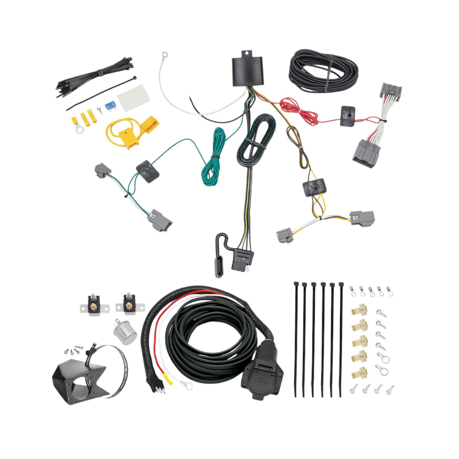 2008-2016 Volvo XC70  Tekonsha Custom 7-Way + Brake Controller Install Kit thumbnail 0