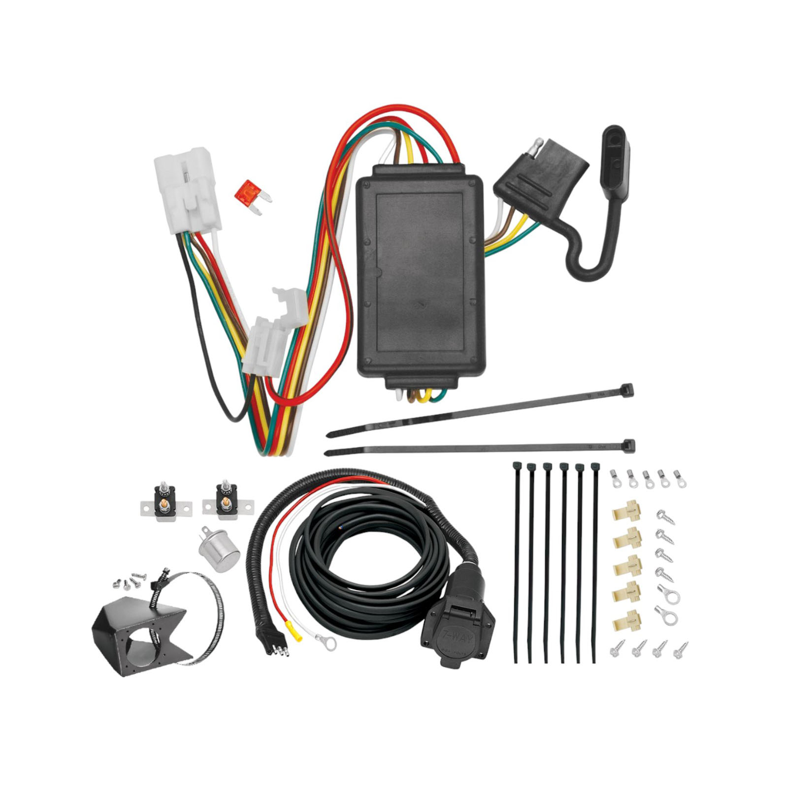 2013-2015 Subaru XV Crosstrek Except Hybrid Tekonsha Custom 7-Way + Brake Controller Install Kit thumbnail 0