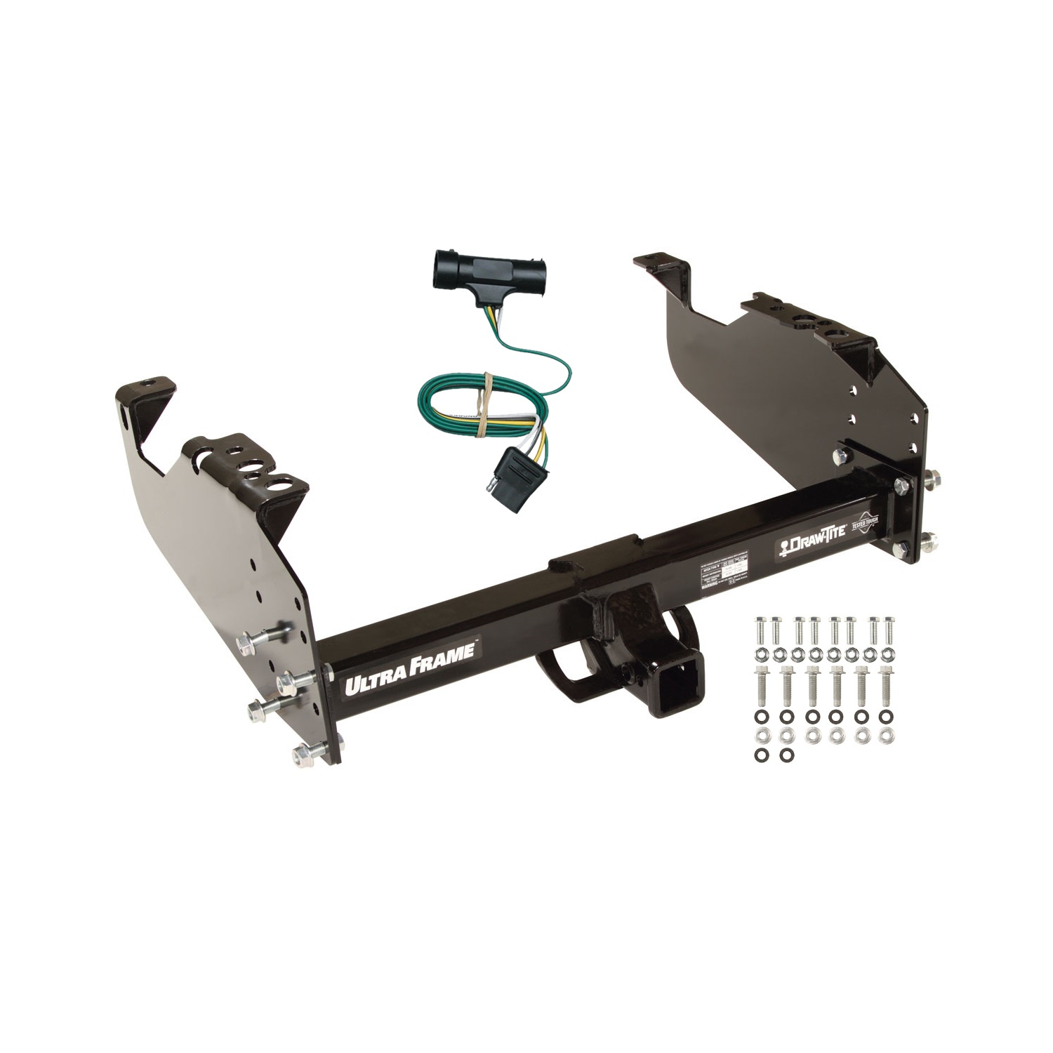 1967-1978 GMC C25 Draw-tite Class 5 Trailer Hitch, 2 Inch Square Receiver Bundle w/ Plug-n-Play T-One Wiring Harness 41947 thumbnail 0