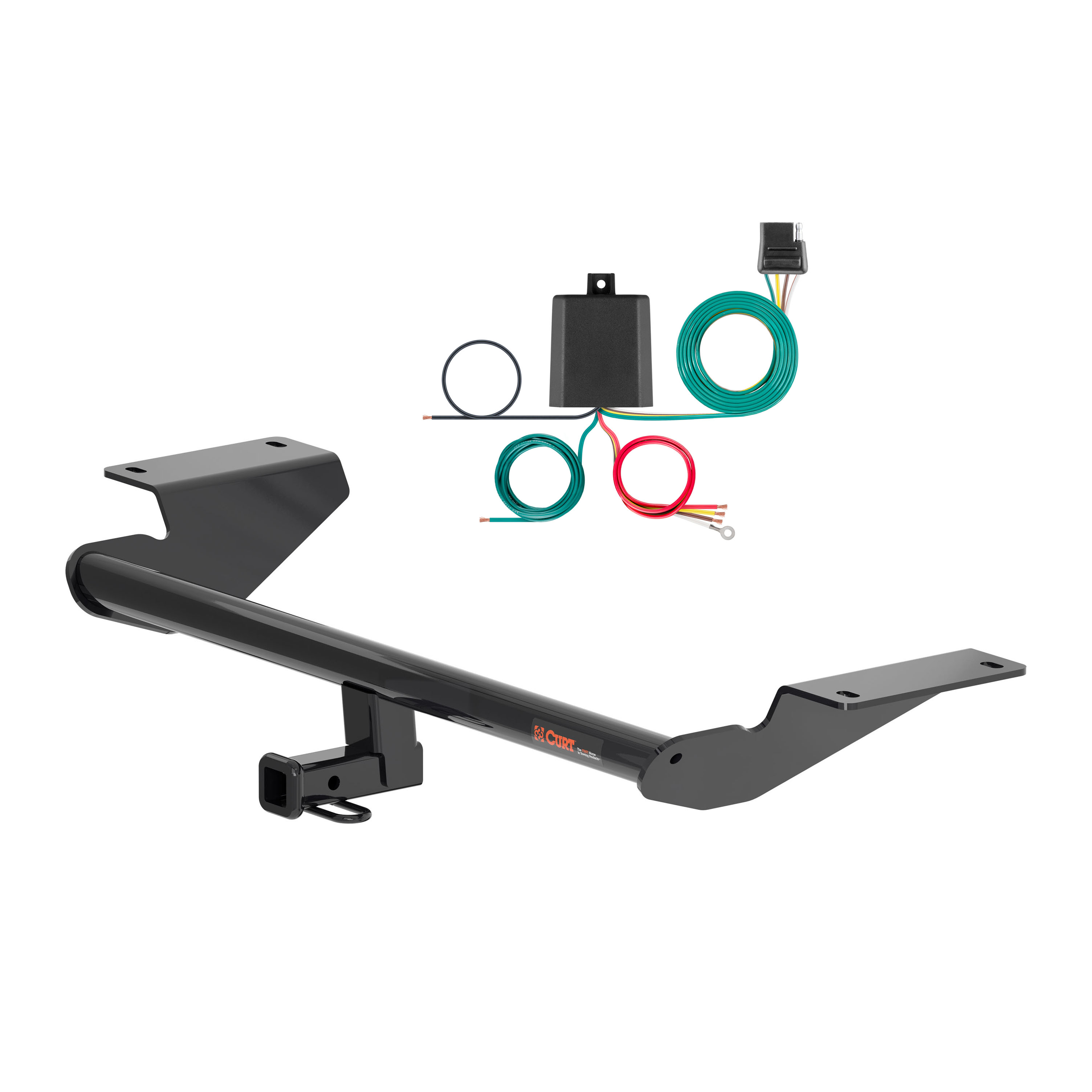 18 - 20 Hyundai Accent Sedan CURT Class 1 1.25" Trailer Hitch w/ 4-flat Wiring Kit 11548 thumbnail 0