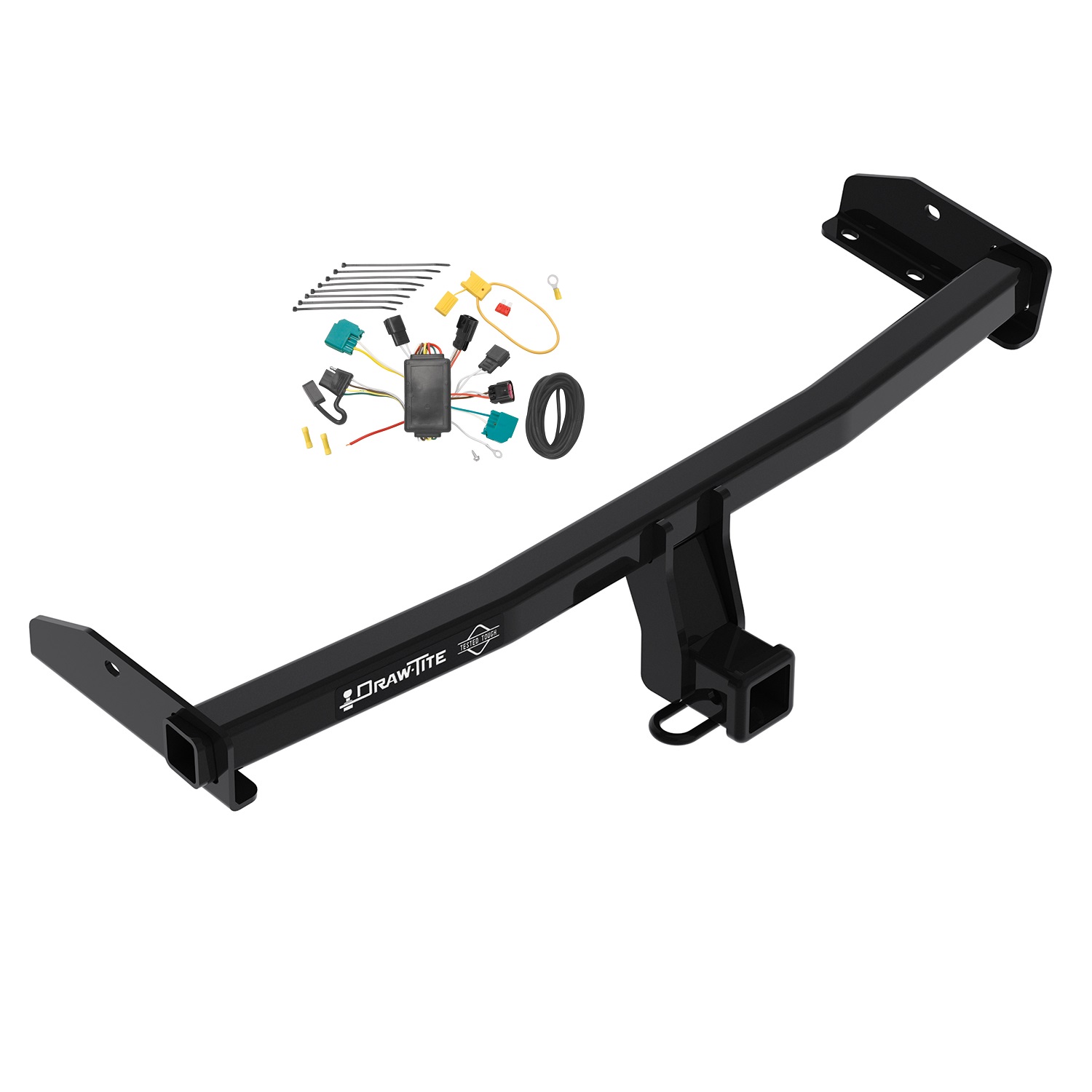 2009-2009 Dodge Journey Draw-tite Class 3 Trailer Hitch, 2 Inch Square Receiver Bundle w/ Plug-n-Play T-One Wiring Harness 76225 thumbnail 0