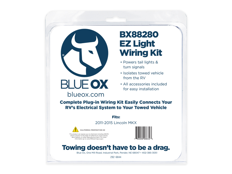 BlueOx EZ Light Wiring Harness Kit For Select ESCAPE/EDGE/MKX/TRIB/MARI BX88280 thumbnail 0