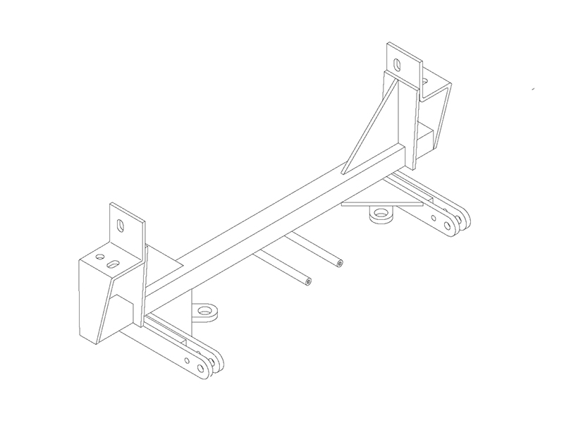 BlueOx Tow Bar Base Plate, Front Mount, RV Flat Towing for Select, FORD RANGER XLT thumbnail 0
