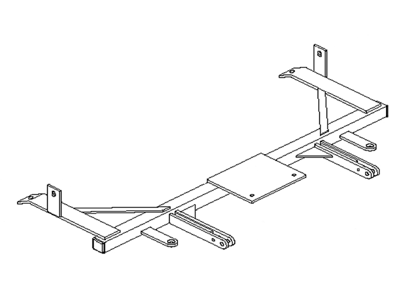 BlueOx Tow Bar Base Plate, Front Mount, RV Flat Towing for Select, FORD CROWN VICTORIA E13 thumbnail 0
