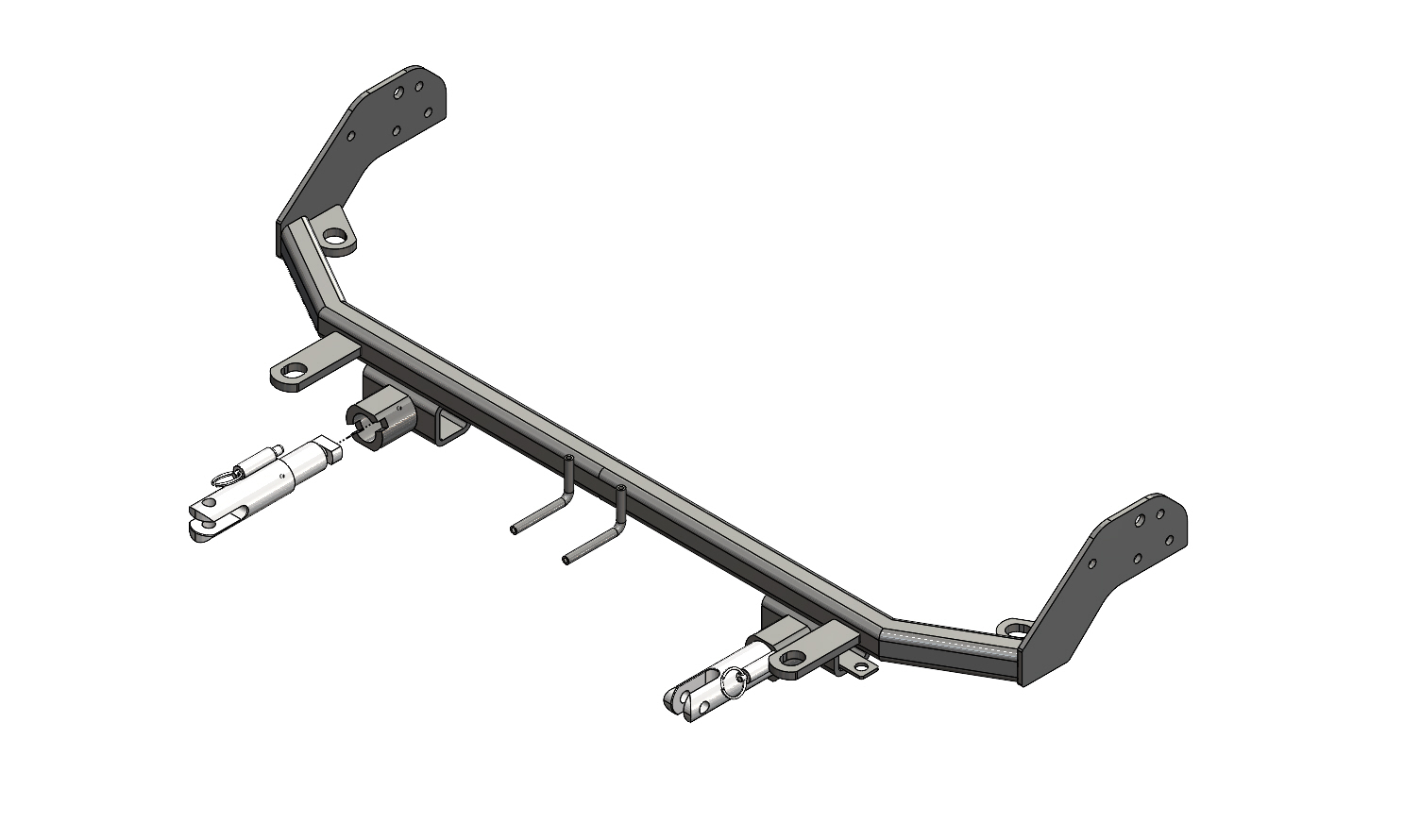 BlueOx Tow Bar Base Plate, Front Mount, RV Flat Towing for Select, VOLKSWAGEN RABBIT thumbnail 0