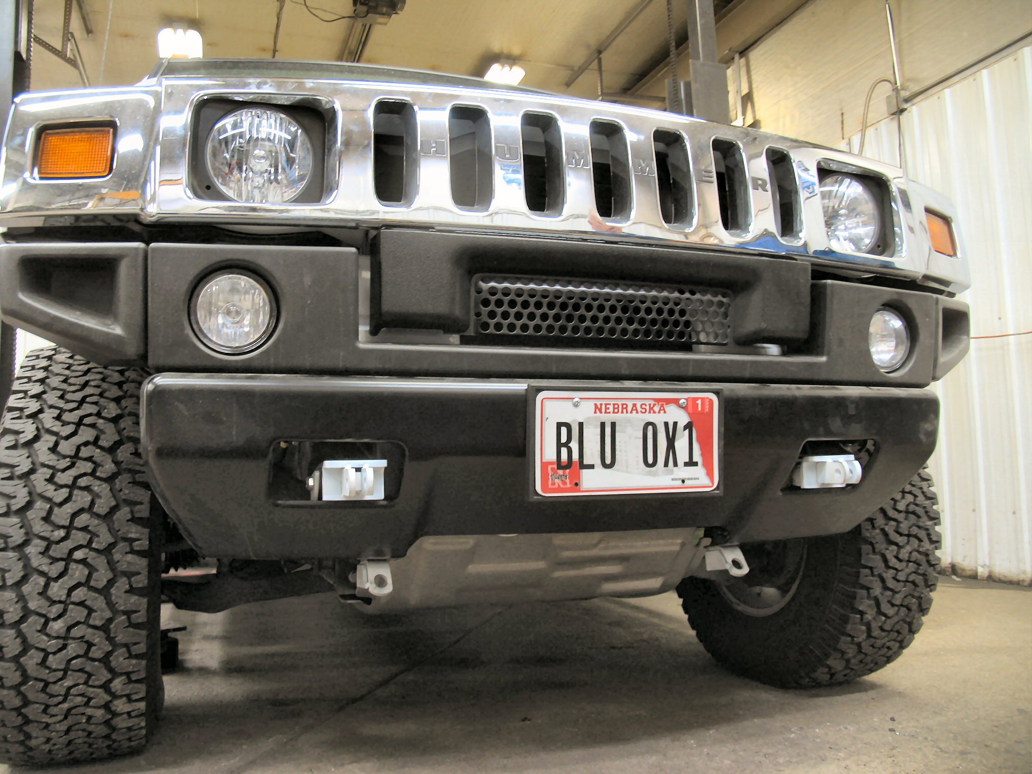 BlueOx Tow Bar Base Plate, Front Mount, RV Flat Towing for Select, HUMMER H2 thumbnail 1