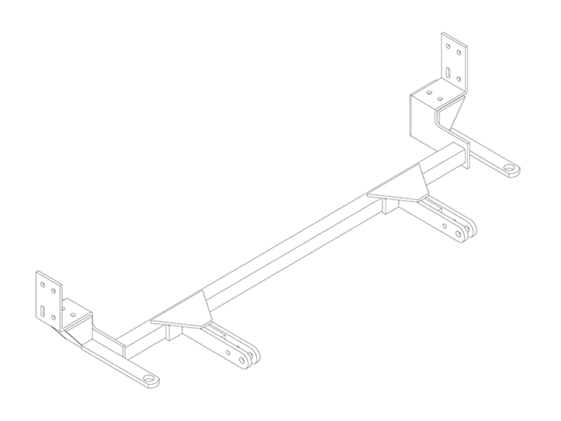 BlueOx Tow Bar Base Plate, Front Mount, RV Flat Towing for Select, PONTIAC AZTEC E13 thumbnail 0