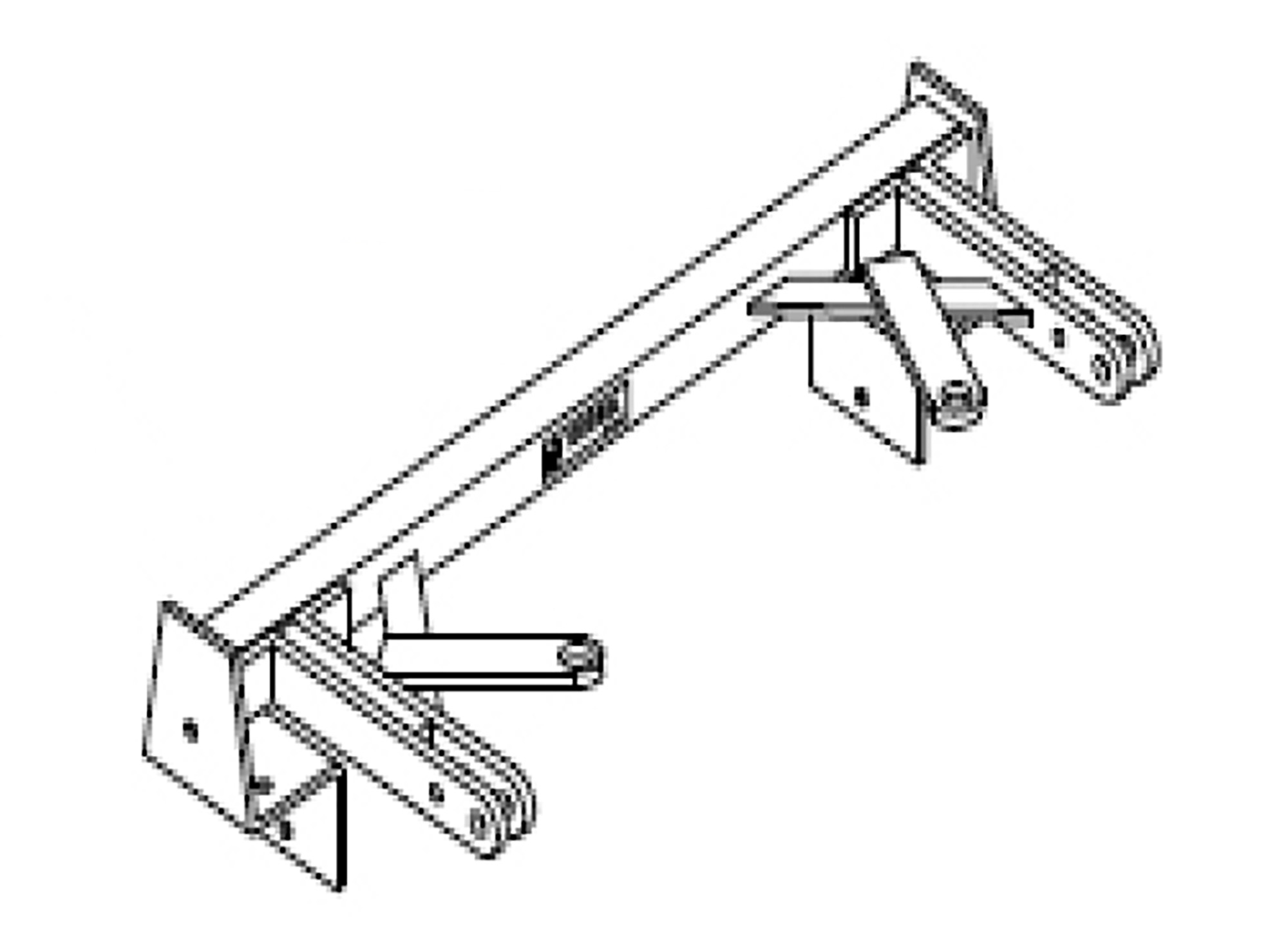 BlueOx Tow Bar Base Plate, Front Mount, RV Flat Towing for Select, NISSAN FRONTIER thumbnail 1