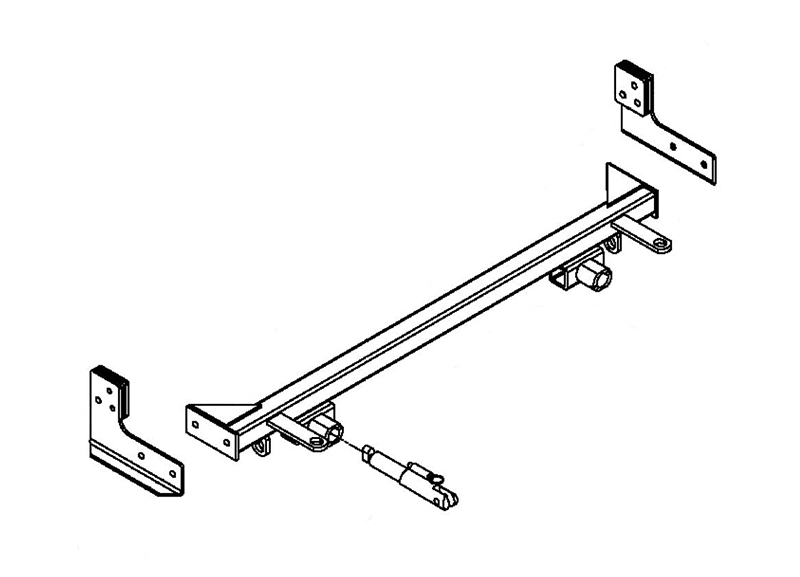 BlueOx Tow Bar Base Plate, Front Mount, RV Flat Towing for Select, BUICK LUCERNE CXS thumbnail 0