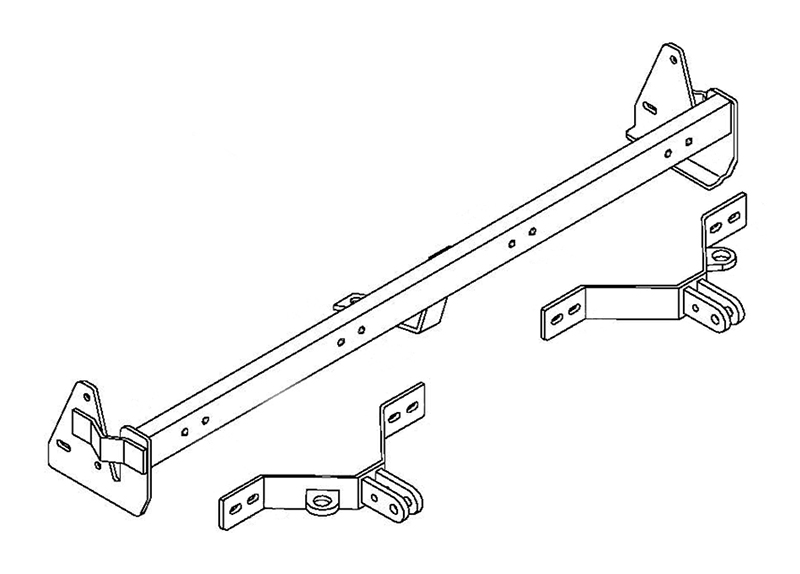 BlueOx Tow Bar Base Plate, Front Mount, RV Flat Towing for Select, NISSAN ALTIMA thumbnail 0