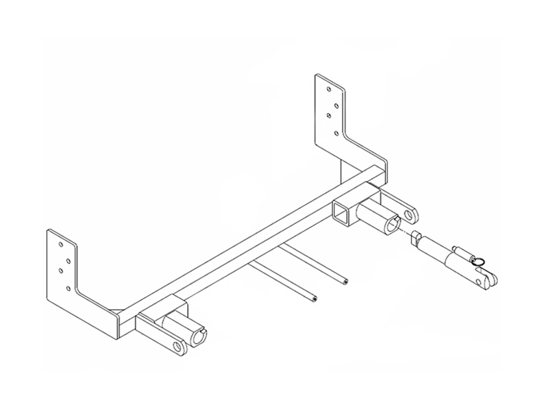 BlueOx Tow Bar Base Plate, Front Mount, RV Flat Towing for Select, SATURN ION thumbnail 0