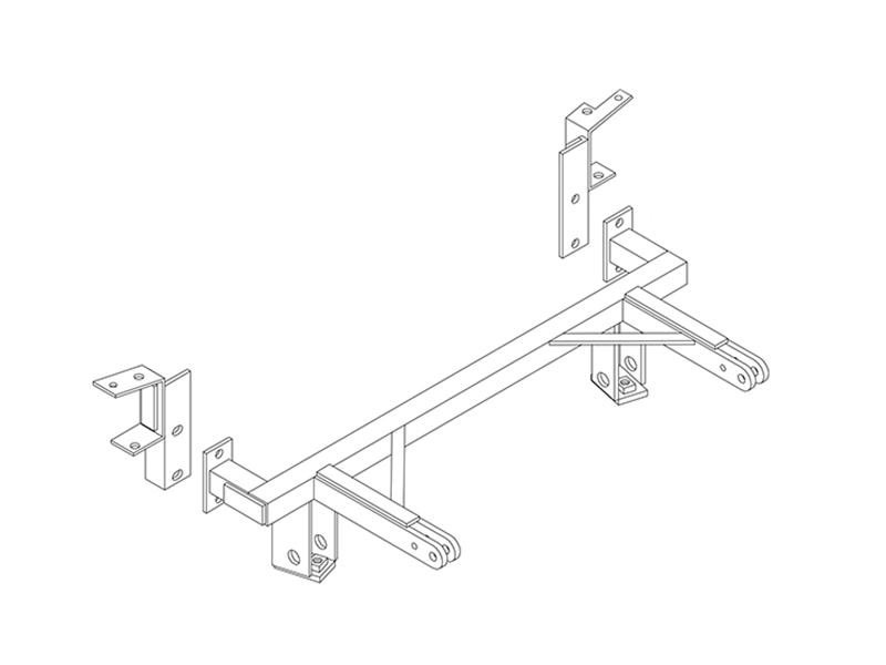 BlueOx Tow Bar Base Plate, Front Mount, RV Flat Towing for Select, SATURN SC2 E13 thumbnail 0