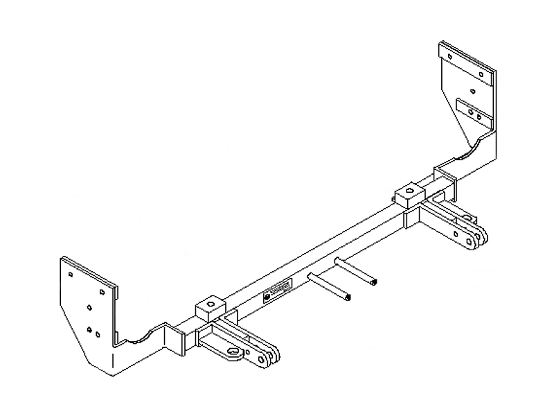 BlueOx Tow Bar Base Plate, Front Mount, RV Flat Towing for Select, FORD FOCUS thumbnail 0