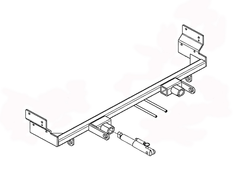BlueOx Tow Bar Base Plate, Front Mount, RV Flat Towing for Select, SATURN AURA thumbnail 0