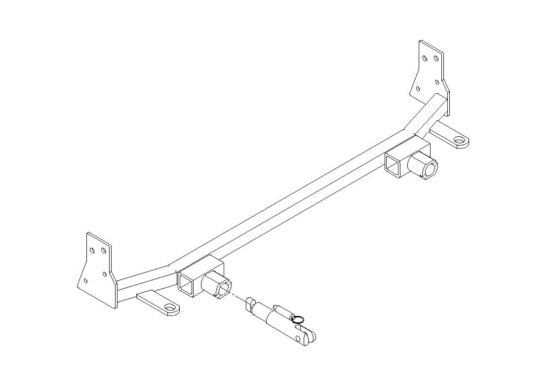 BlueOx Tow Bar Base Plate For Select ACURA TL E13 BX1014 thumbnail 0